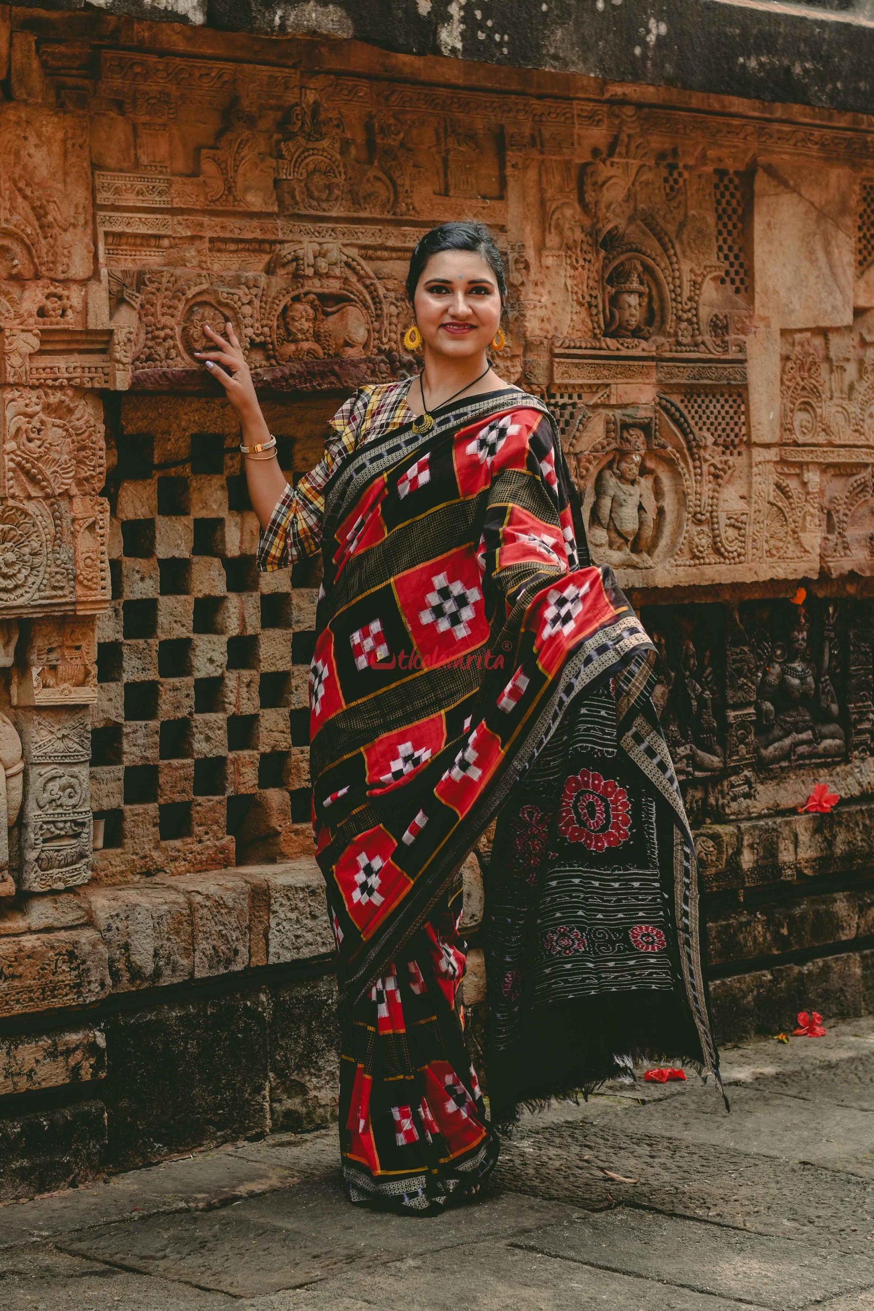 4 Kuthi Sachipar Pasapali Saree