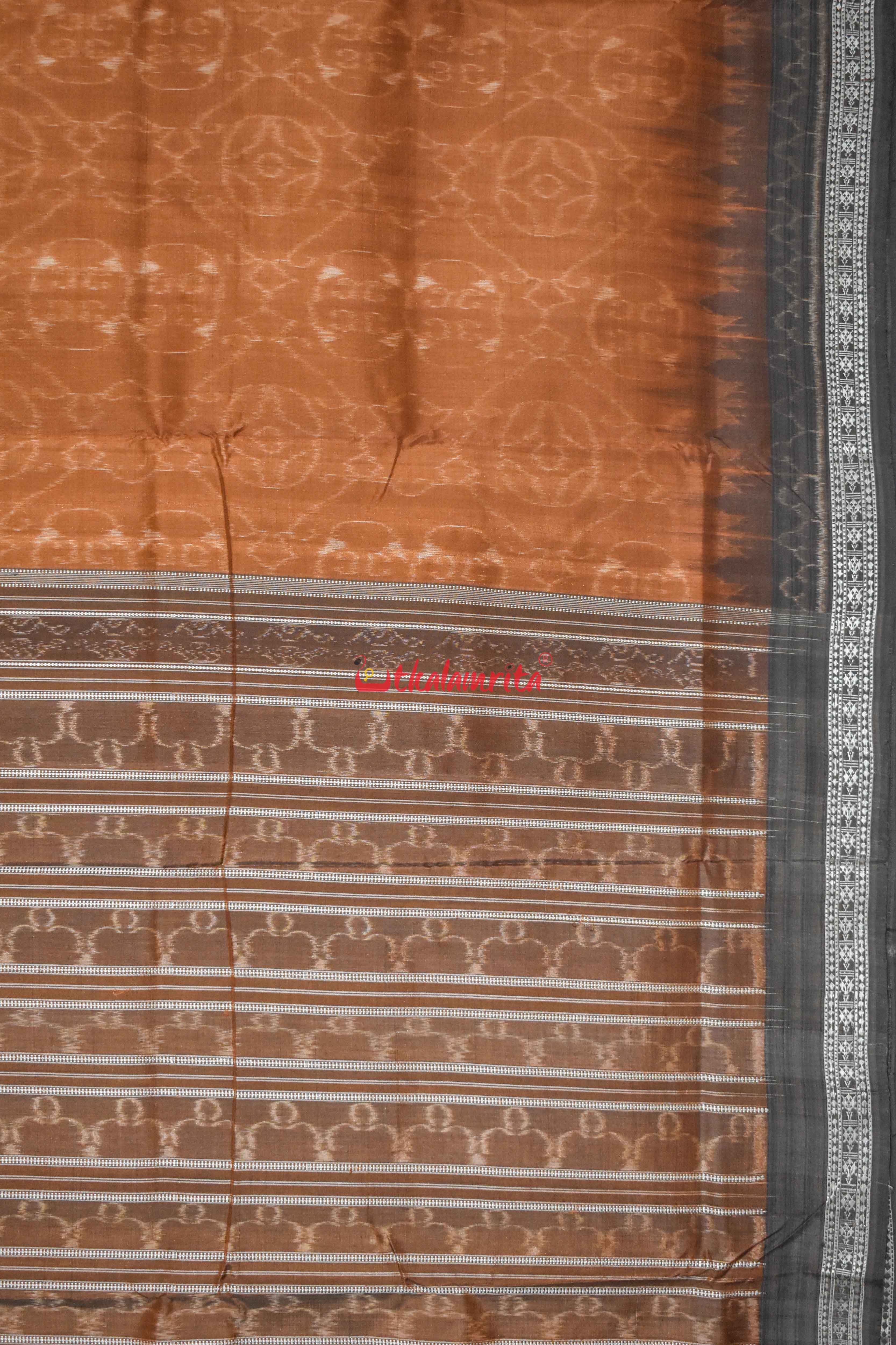 Coucal Natural Dyed Khandua Silk Saree