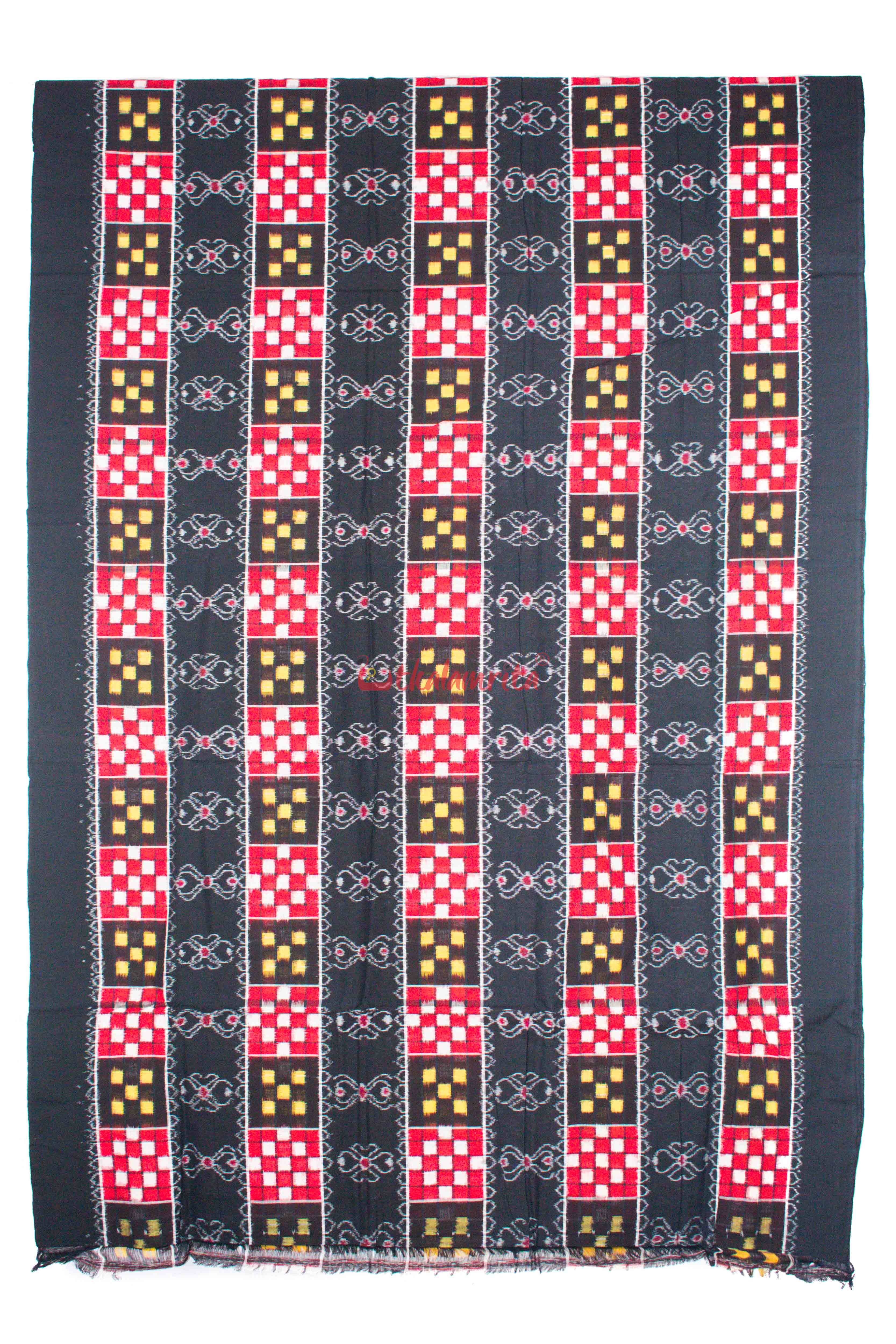 Red White Yellow Pasapali Flowers (Fabric)