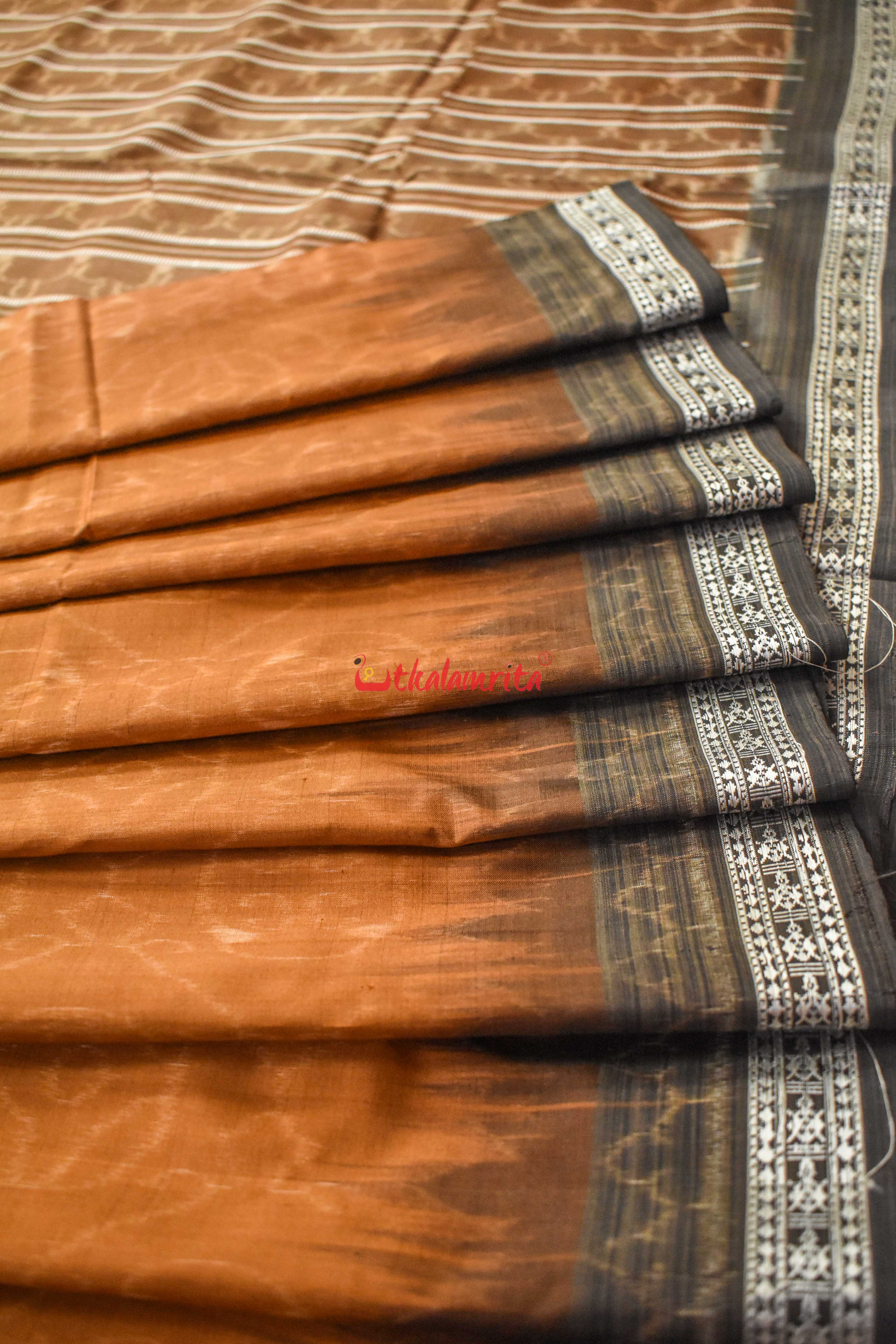 Coucal Natural Dyed Khandua Silk Saree