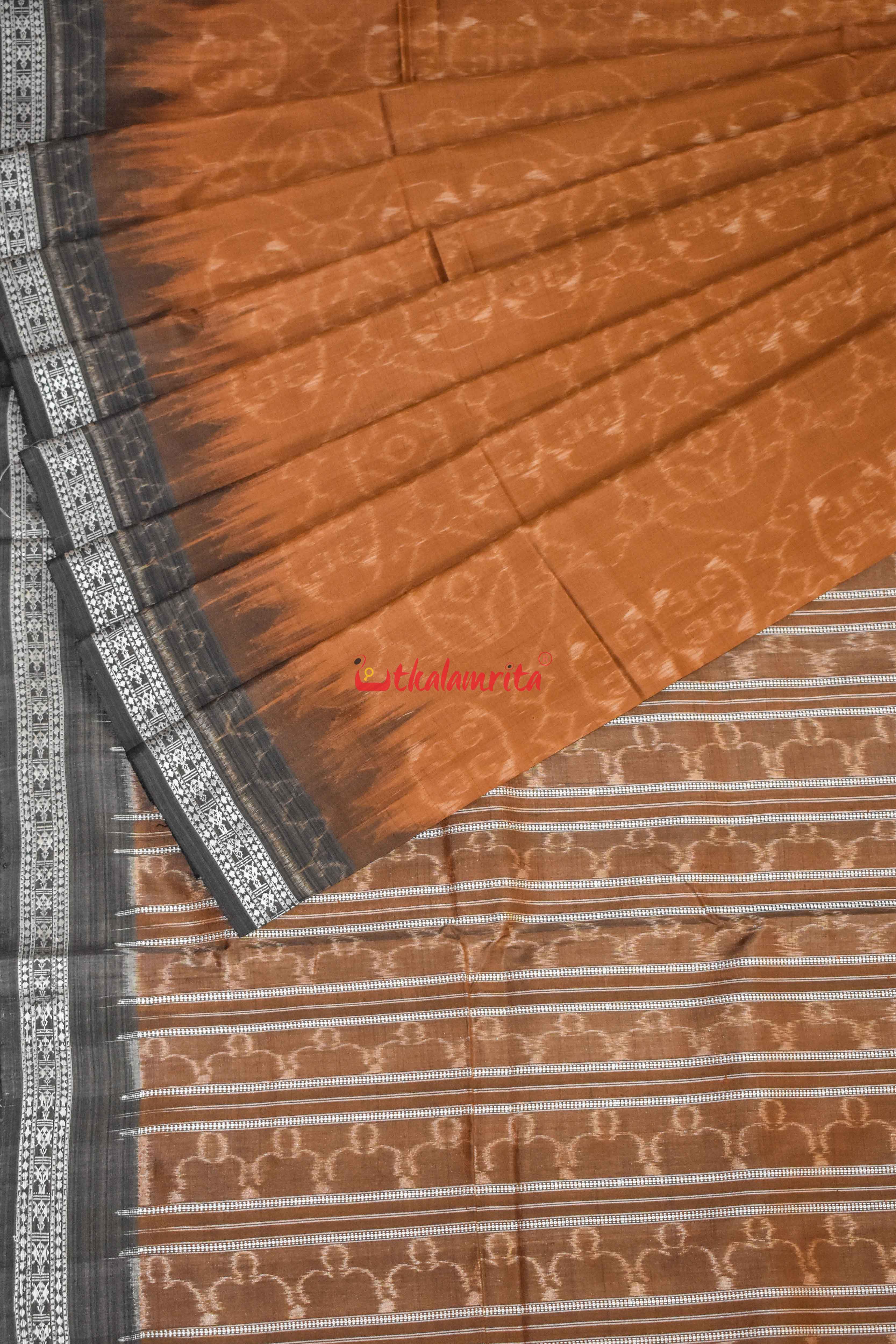 Coucal Natural Dyed Khandua Silk Saree