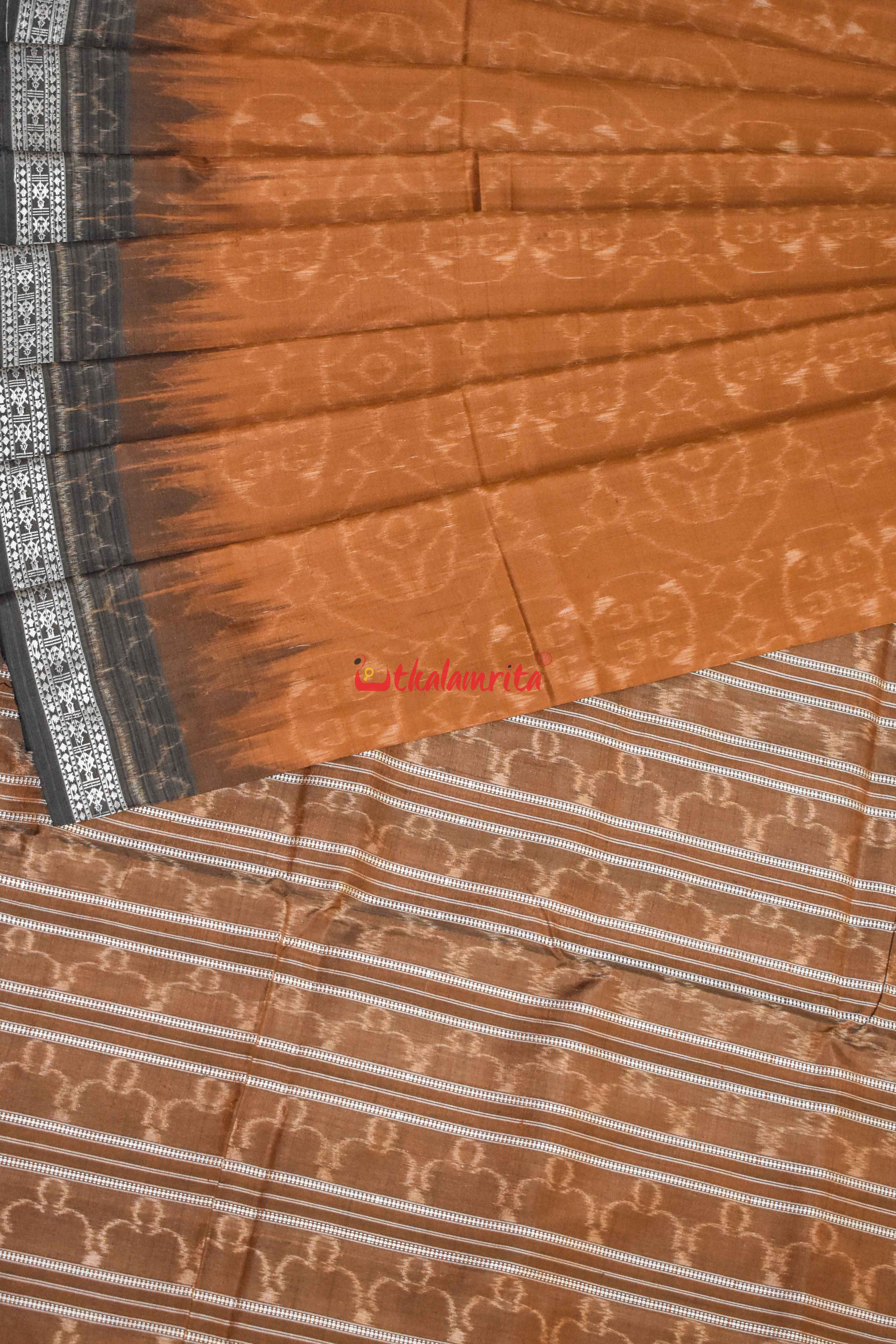Coucal Natural Dyed Khandua Silk Saree