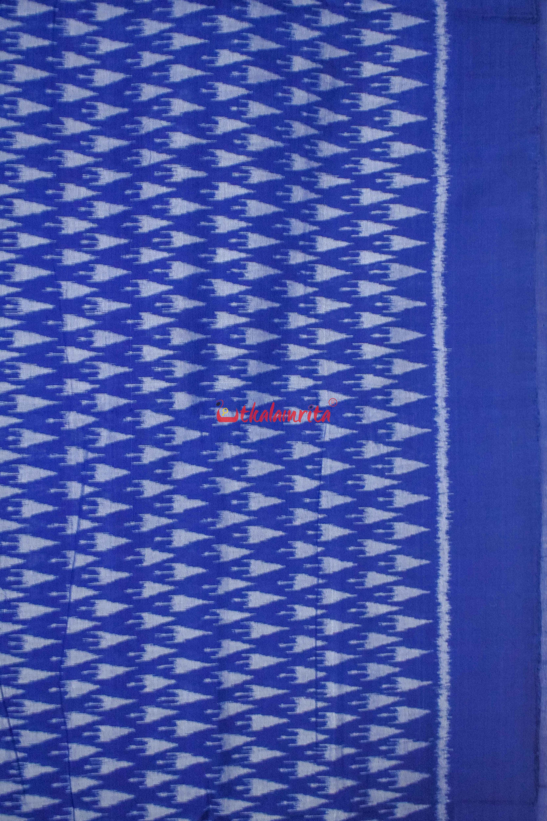 Double Chhatu Blue White (Fabric)