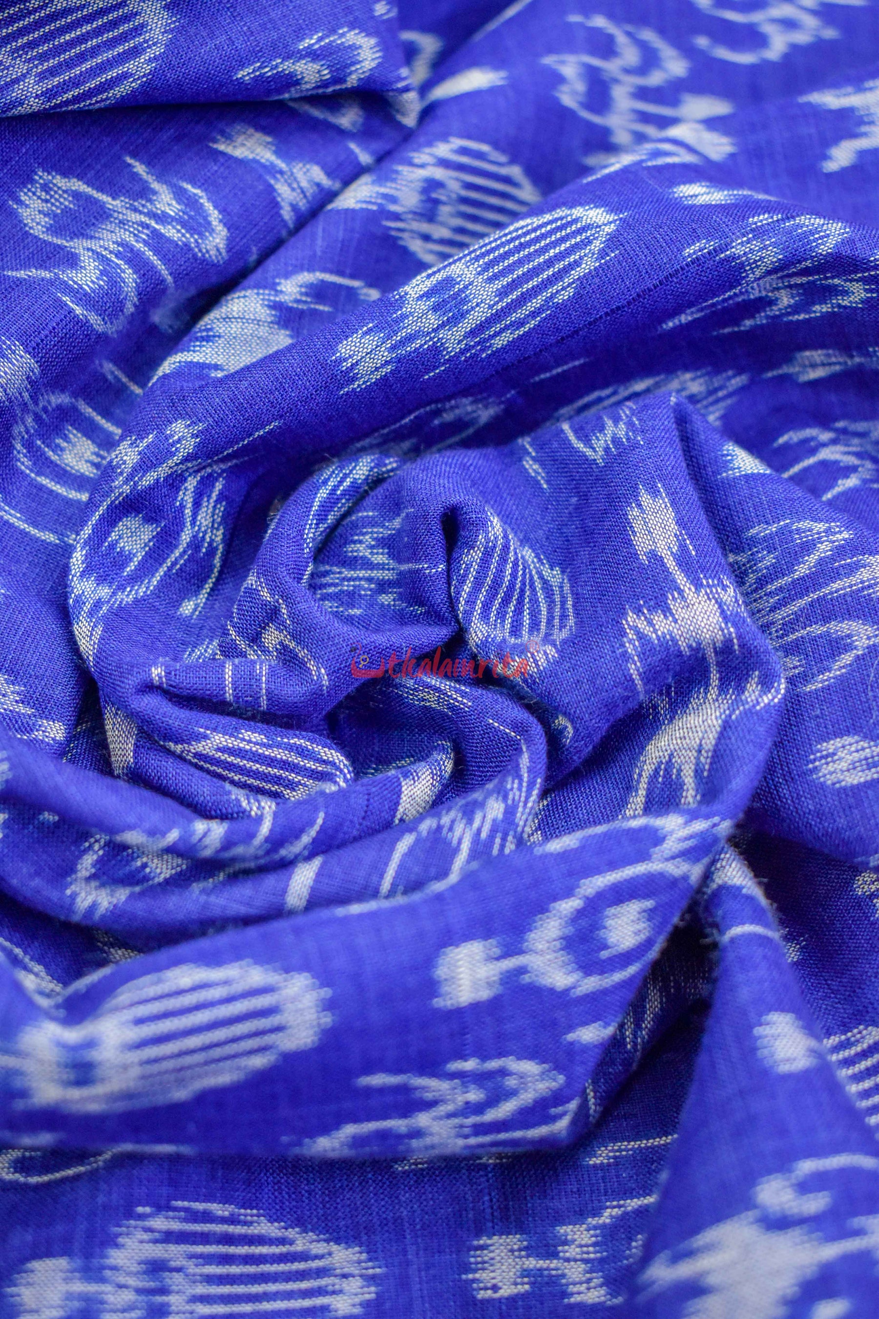 Blue Tribals Sambalpuri Bandha (Fabric)
