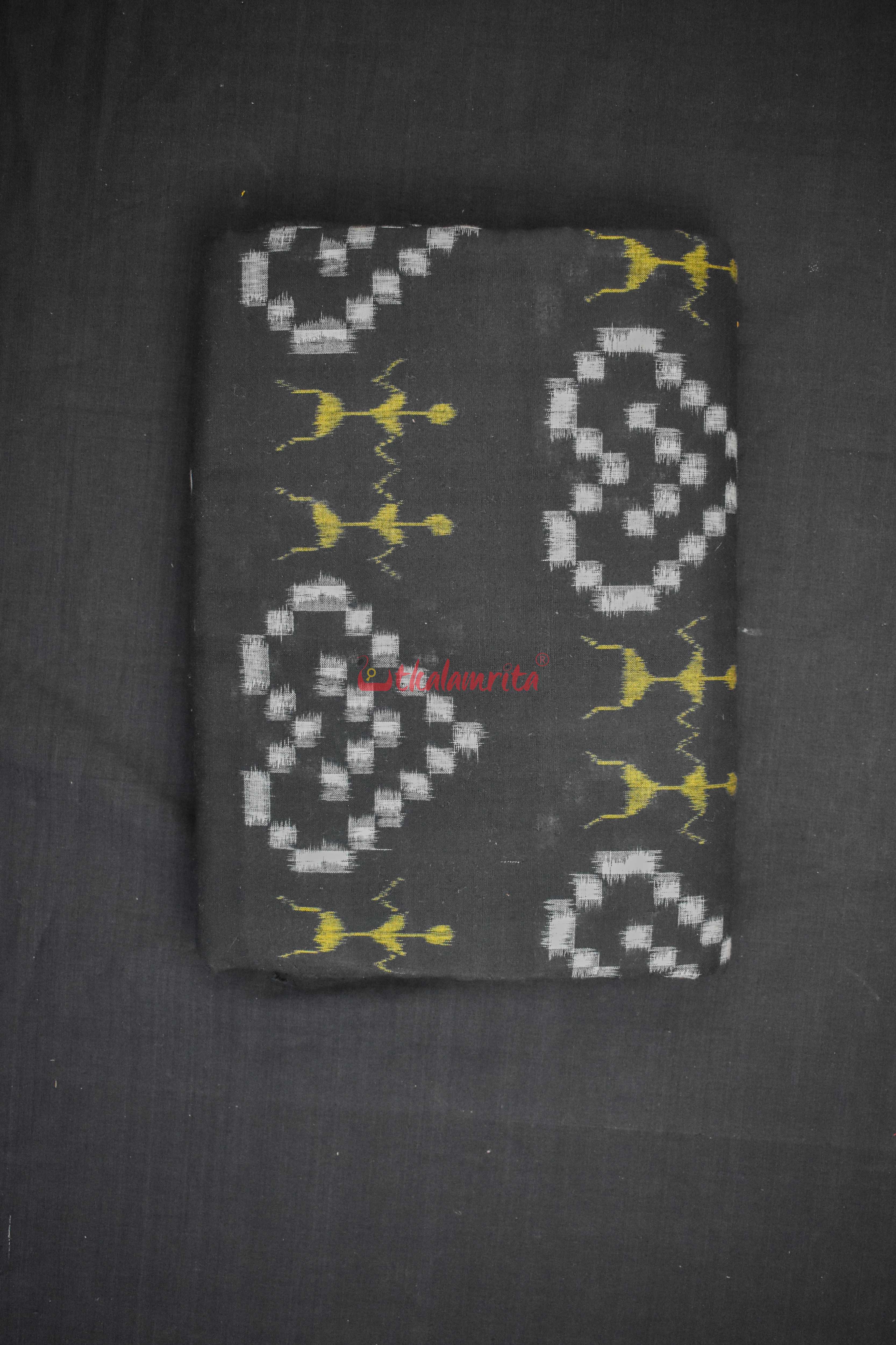 Big Black Hearts and Tribals (Fabric)