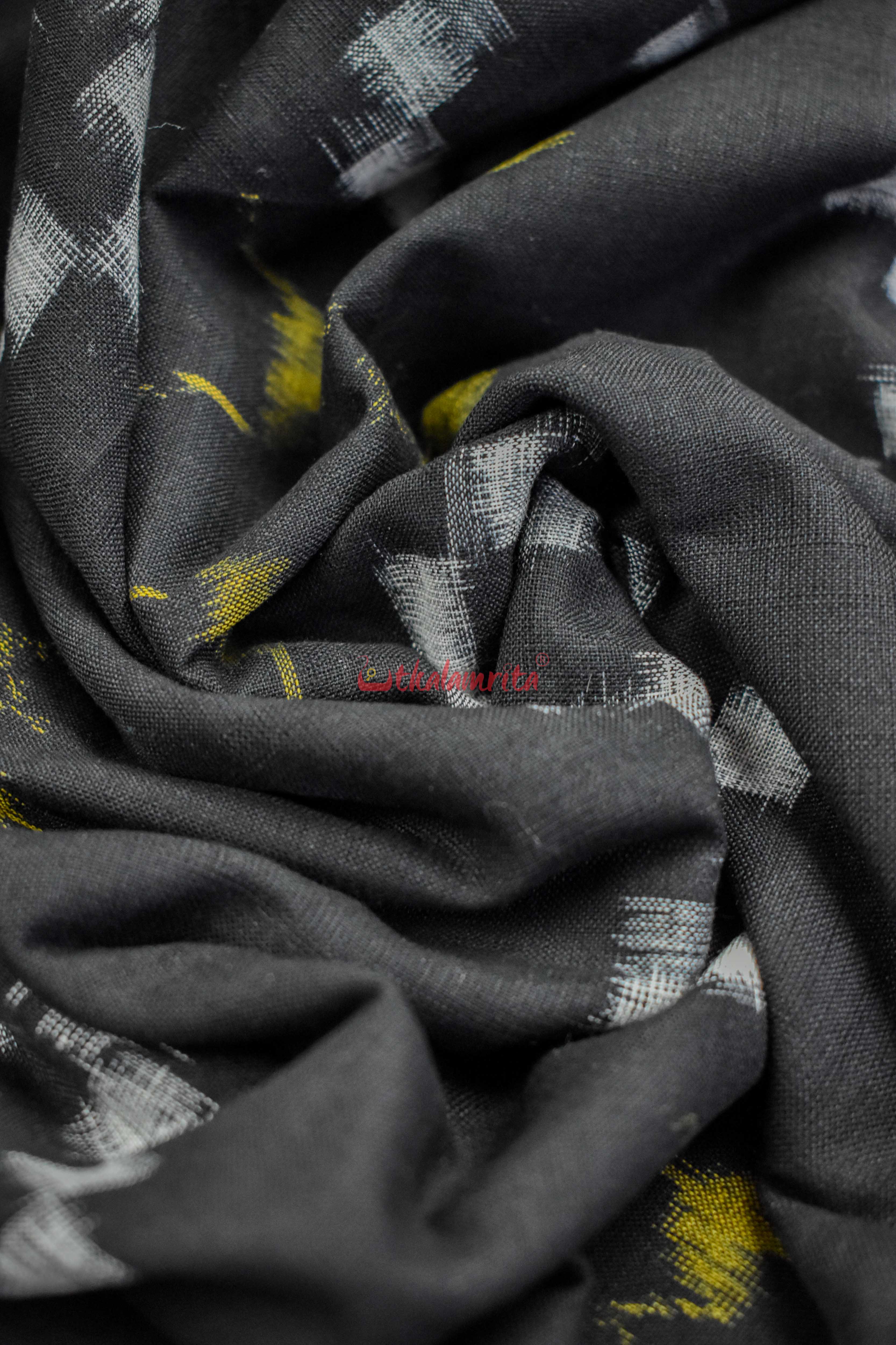 Big Black Hearts and Tribals (Fabric)