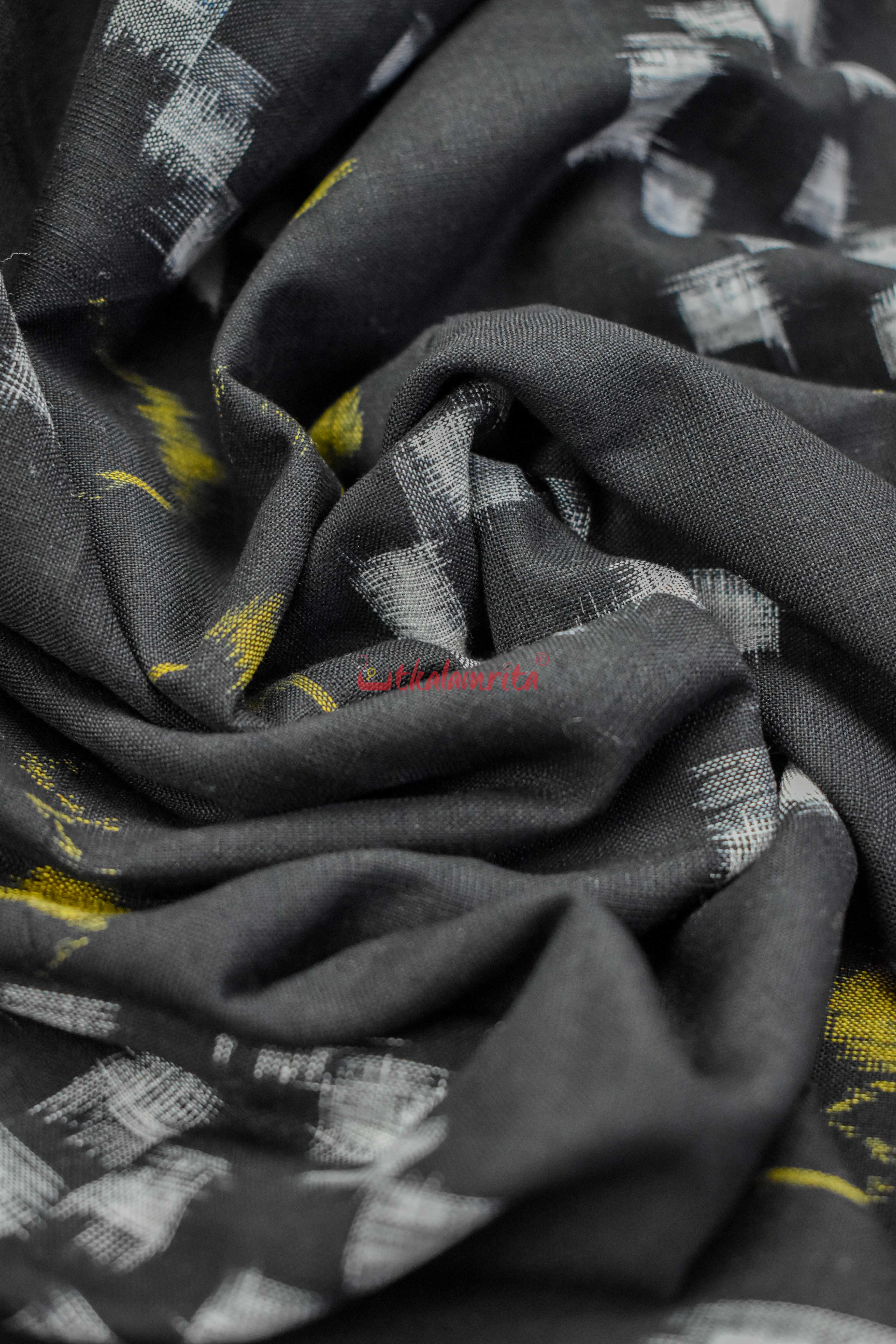 Big Black Hearts and Tribals (Fabric)