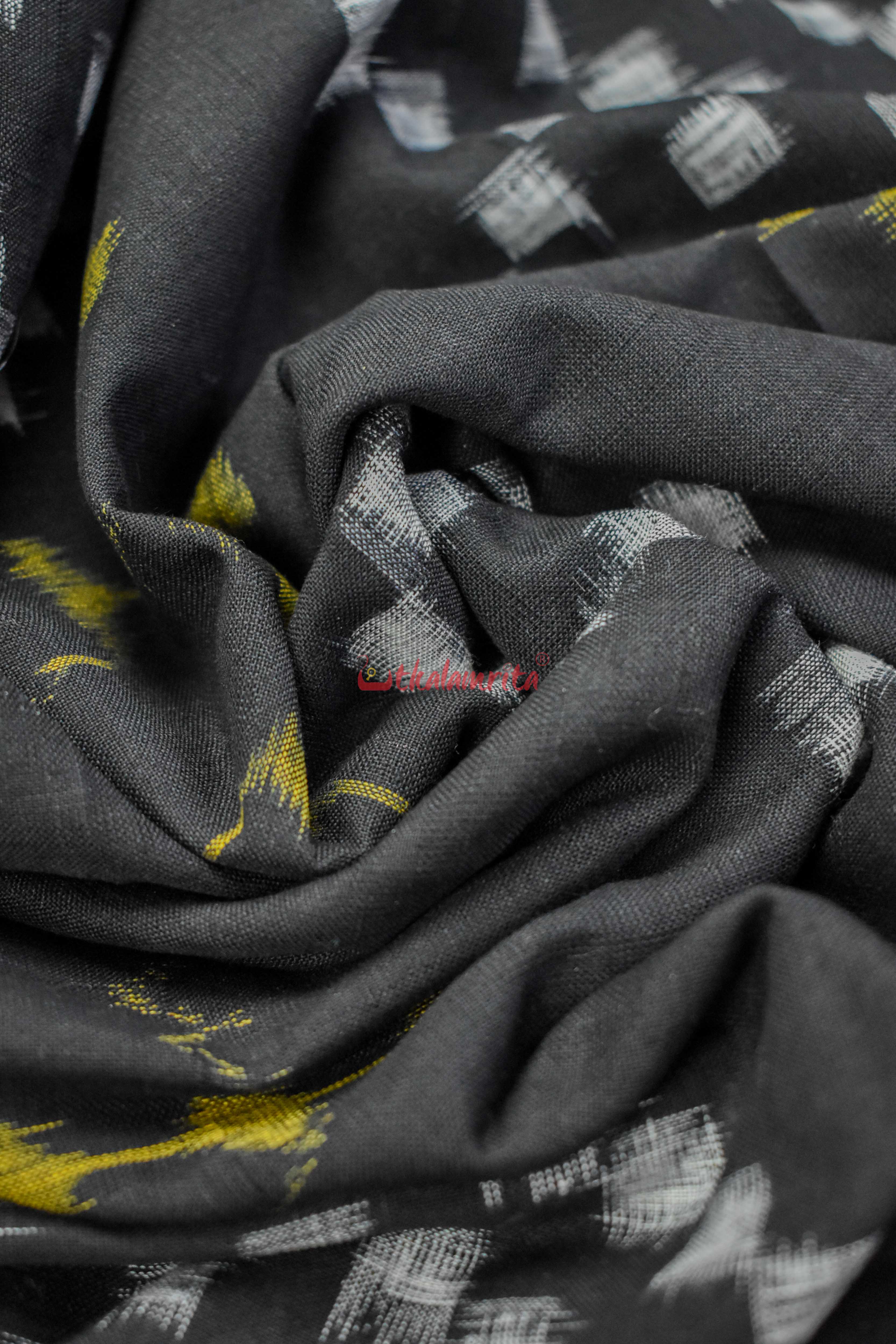 Big Black Hearts and Tribals (Fabric)