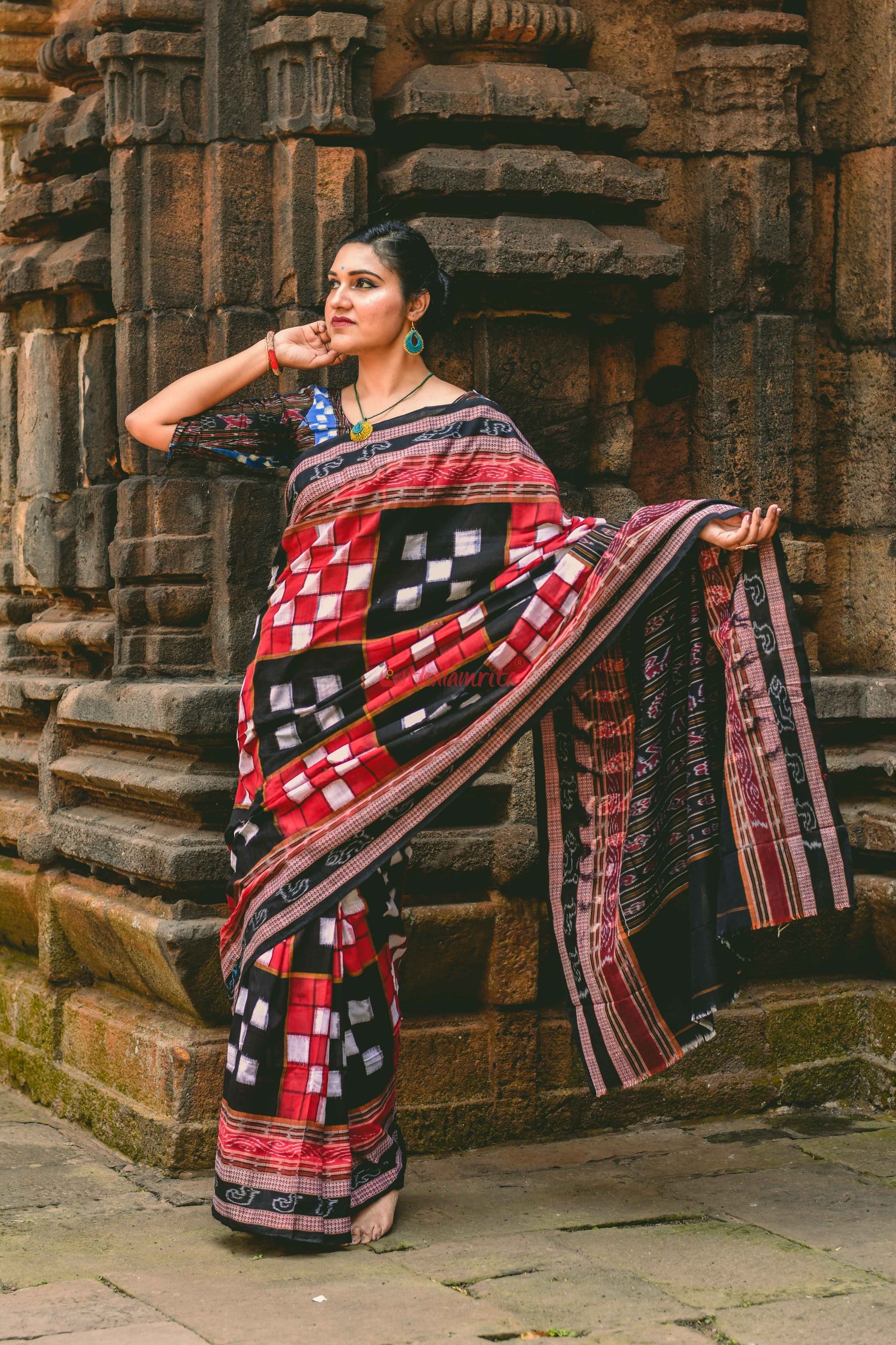 3 Kuthi RBW Pasapali Saree