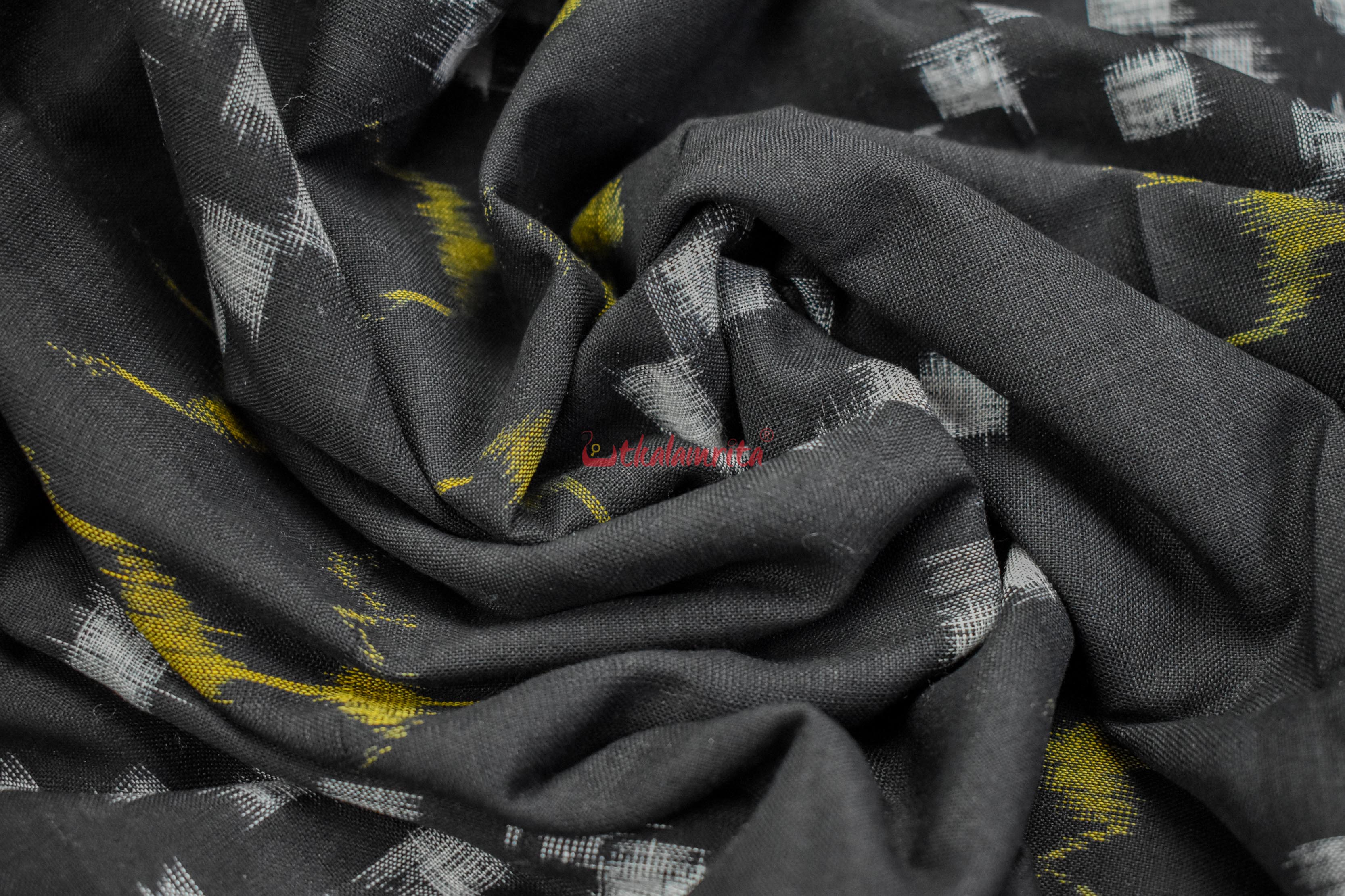 Big Black Hearts and Tribals (Fabric)