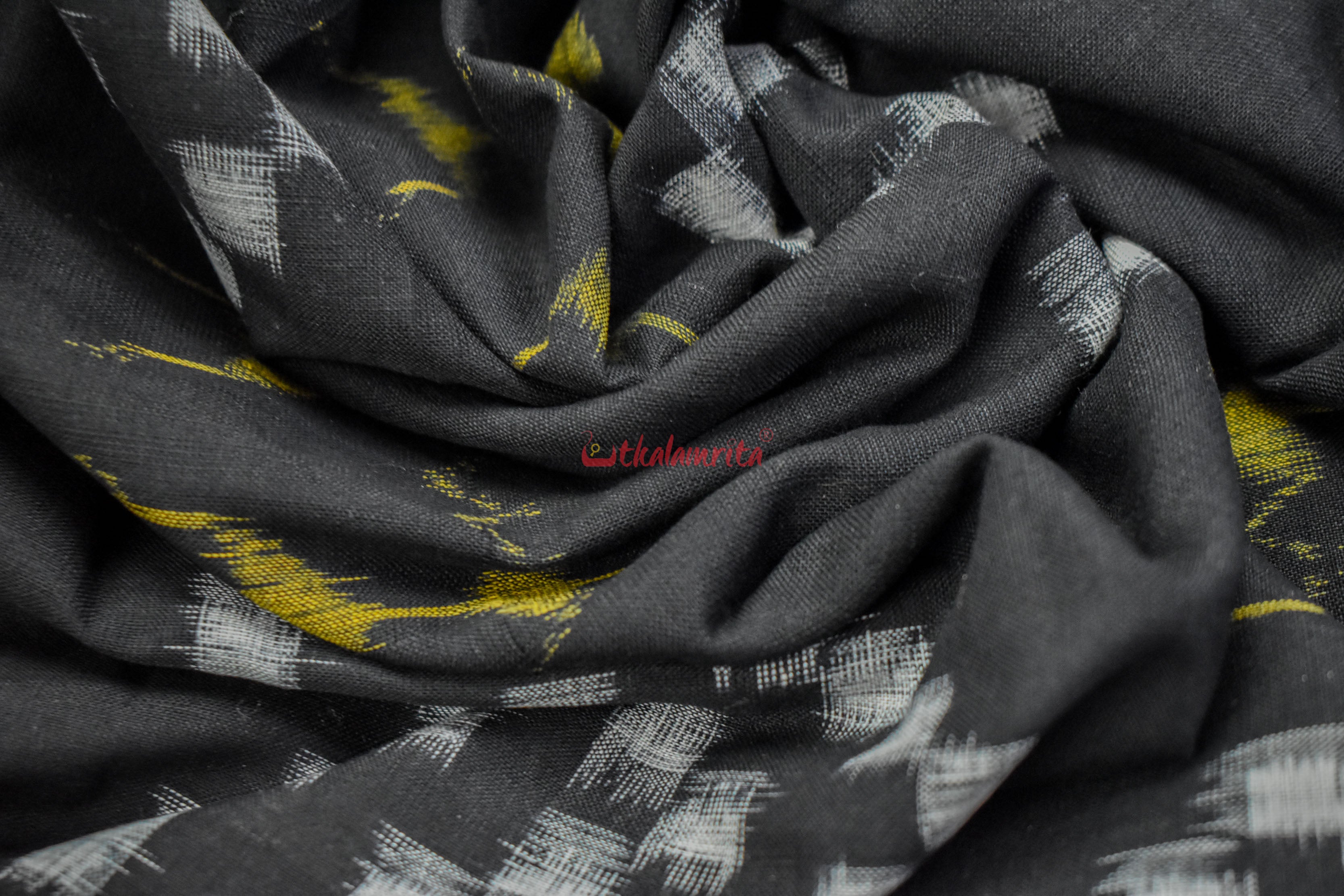 Big Black Hearts and Tribals (Fabric)
