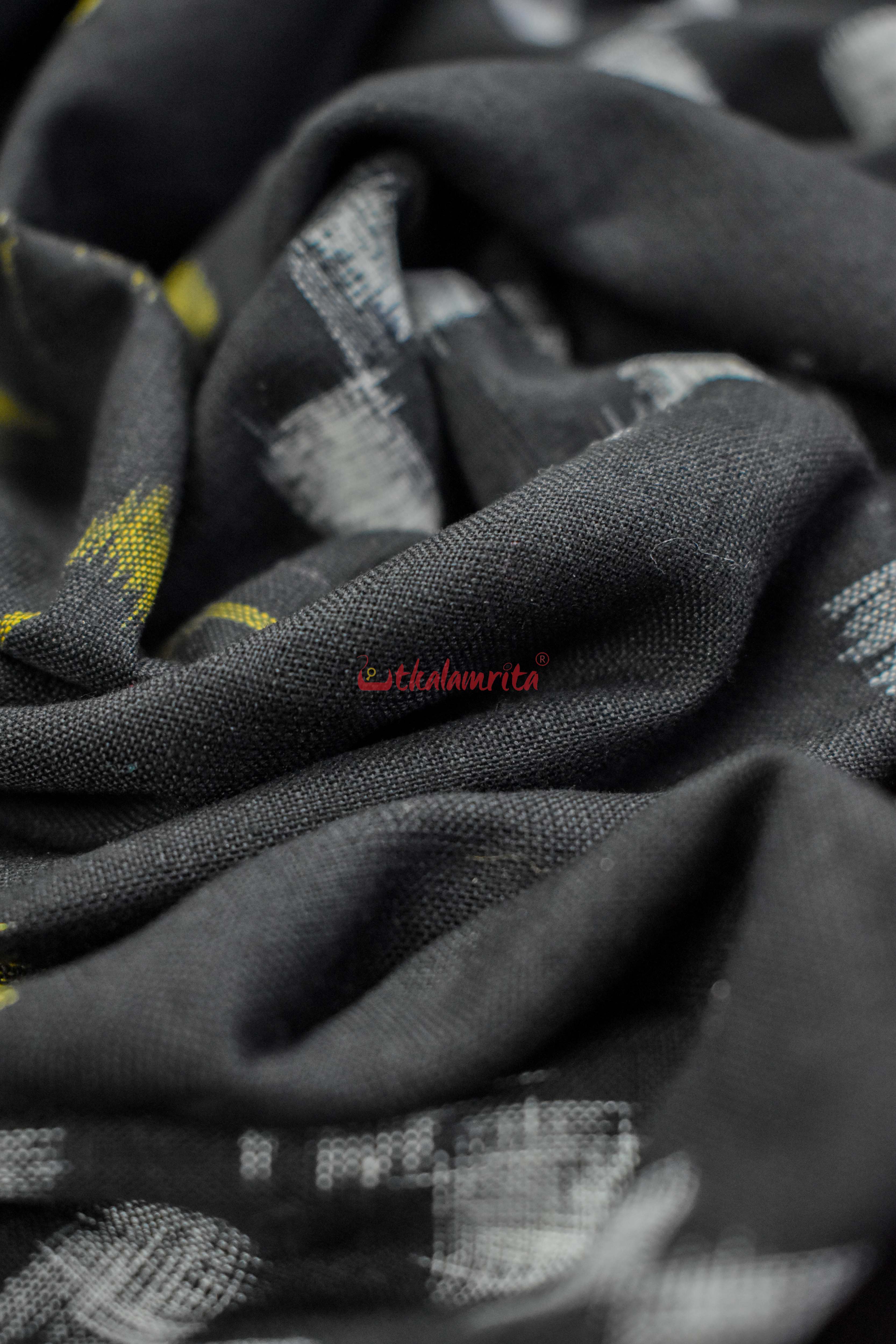 Big Black Hearts and Tribals (Fabric)