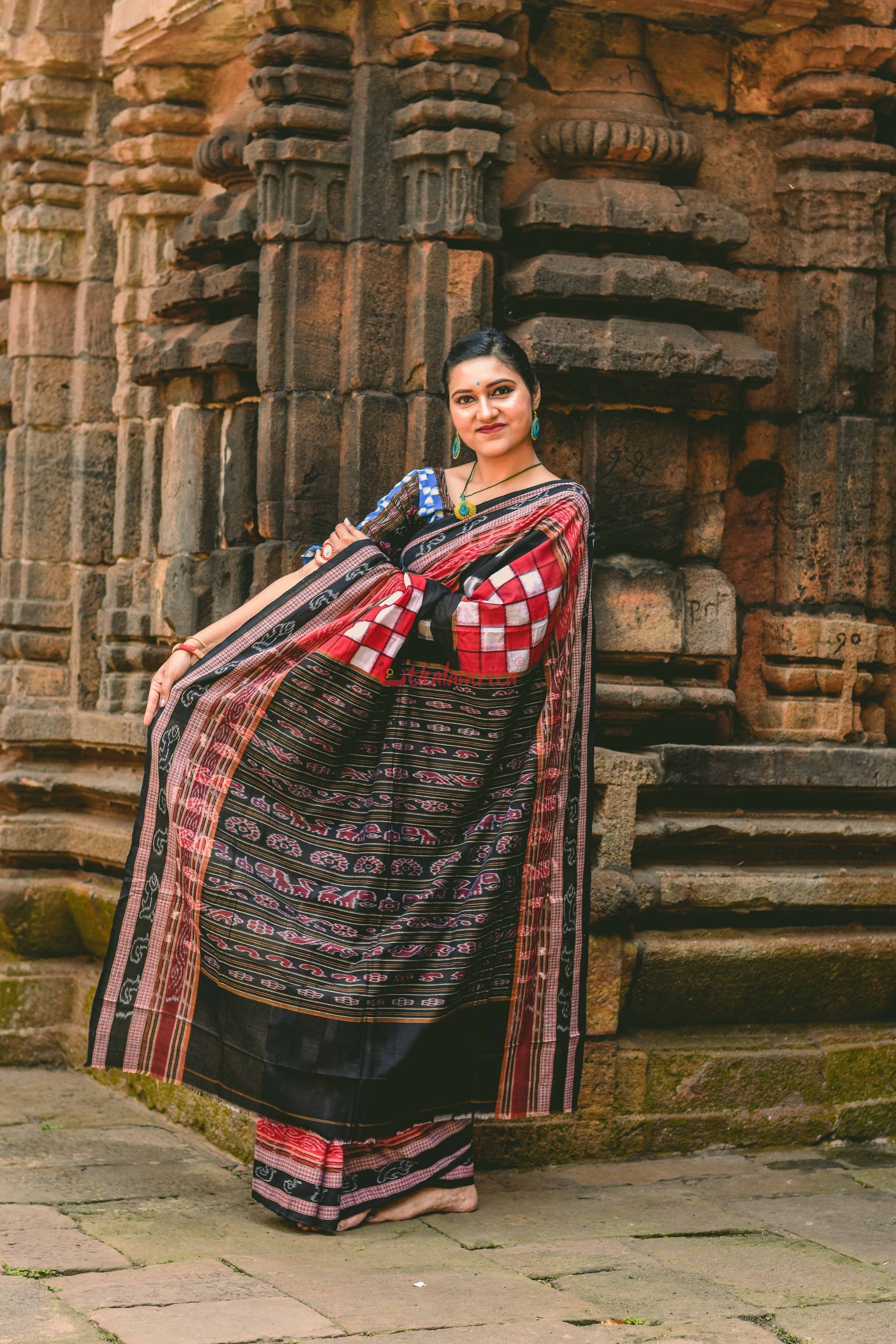 3 Kuthi RBW Pasapali Saree