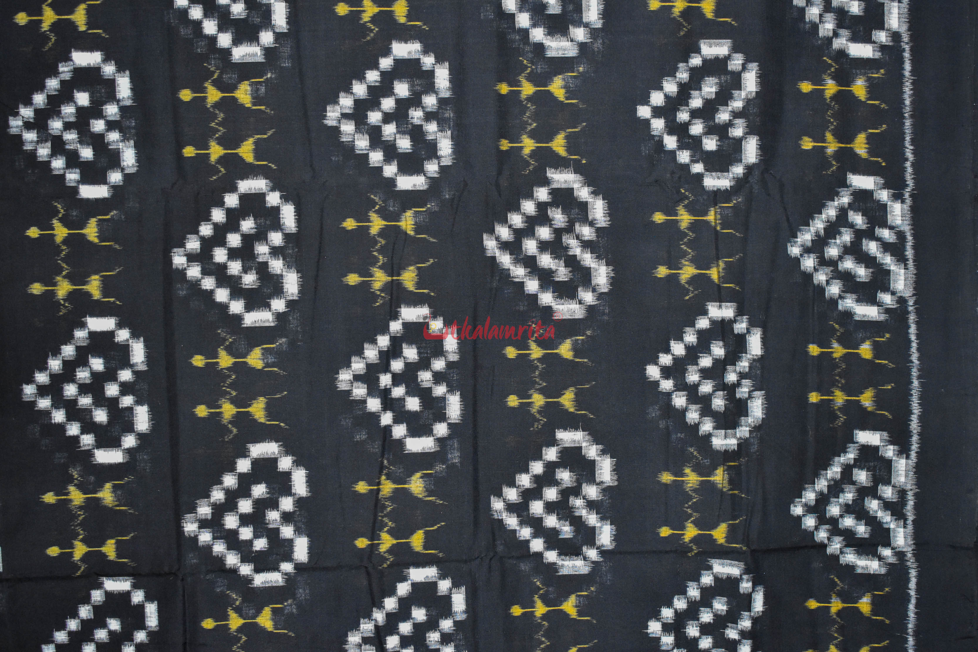Big Black Hearts and Tribals (Fabric)