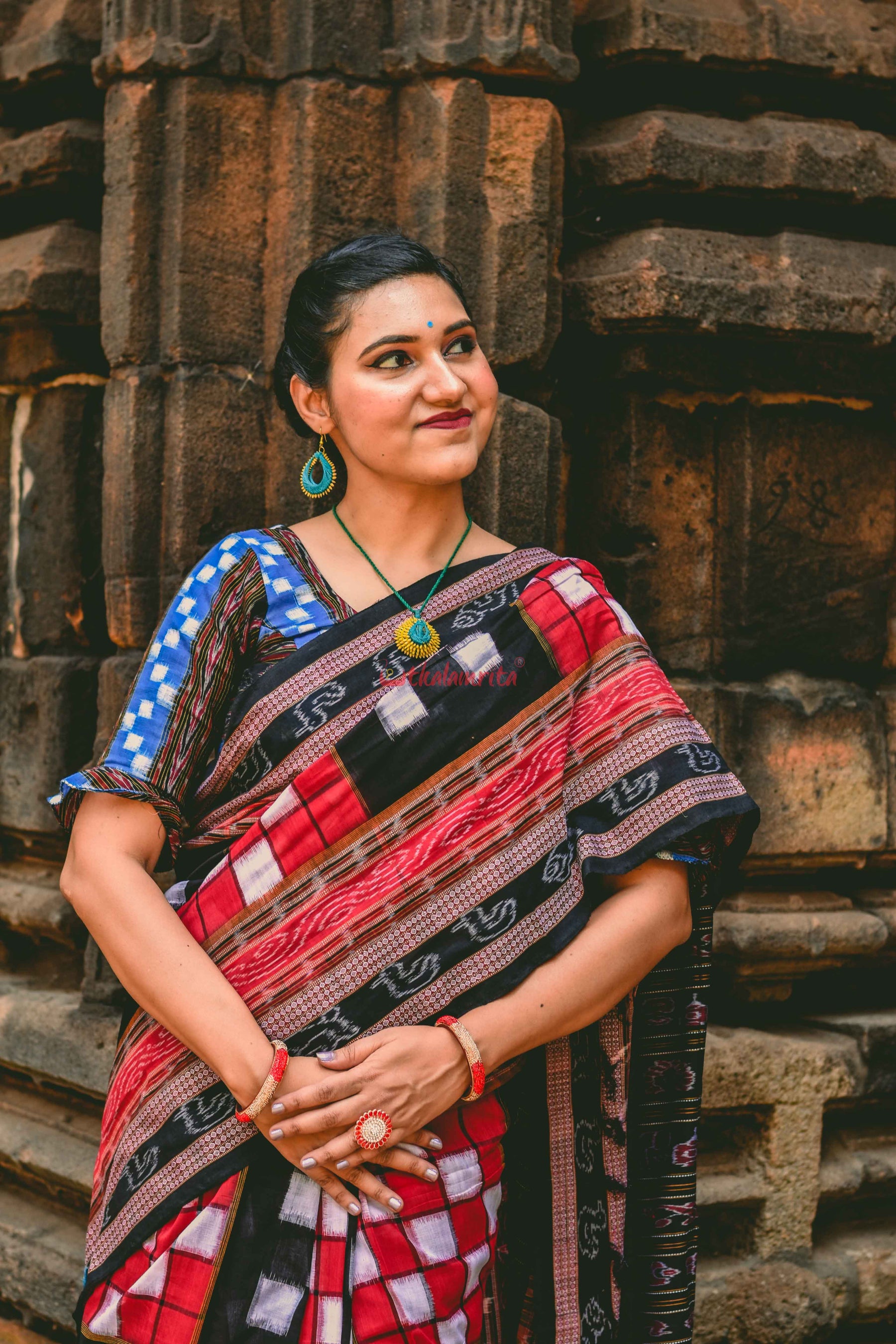 3 Kuthi RBW Pasapali Saree