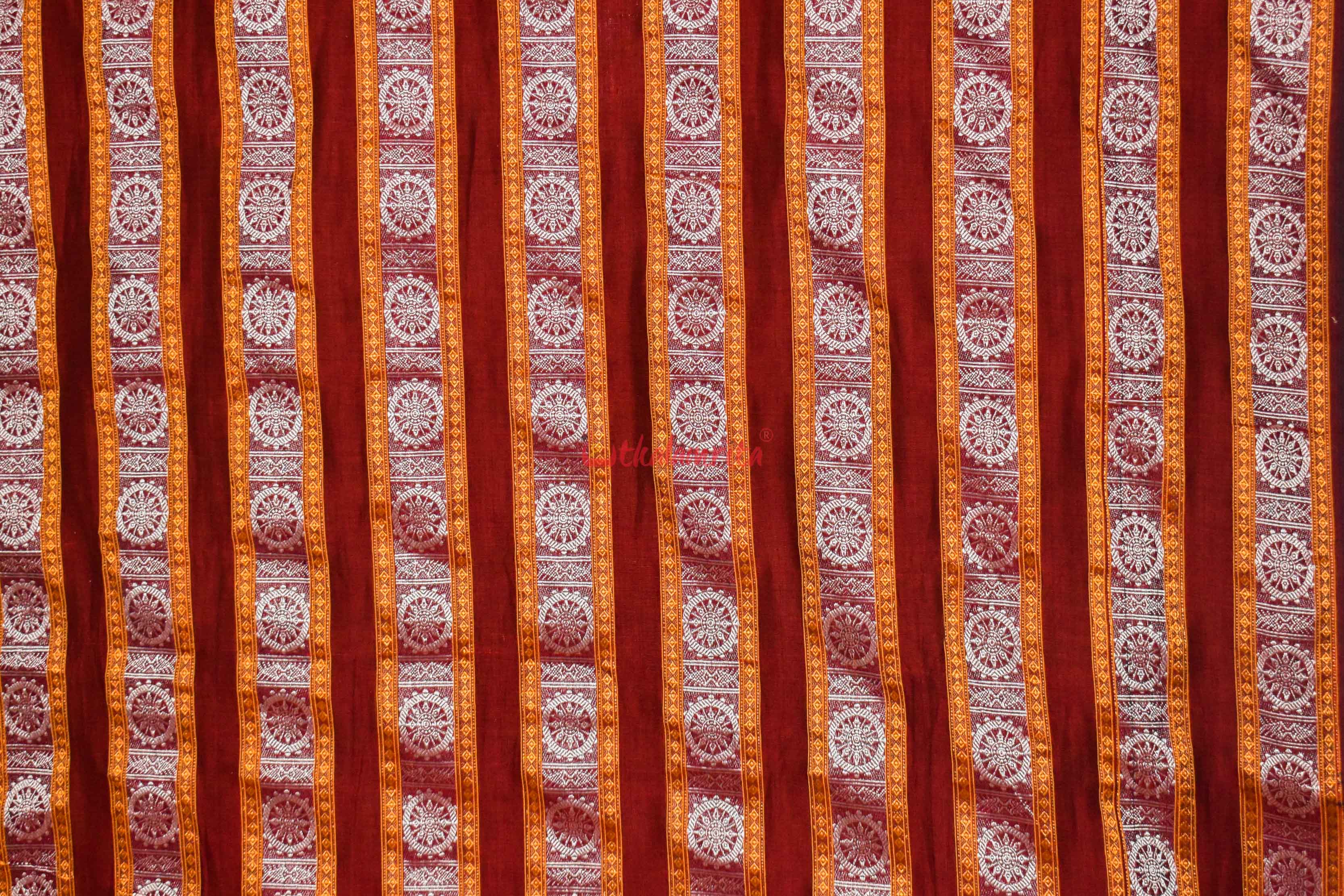 Maroon Konark Chakra (Fabric)