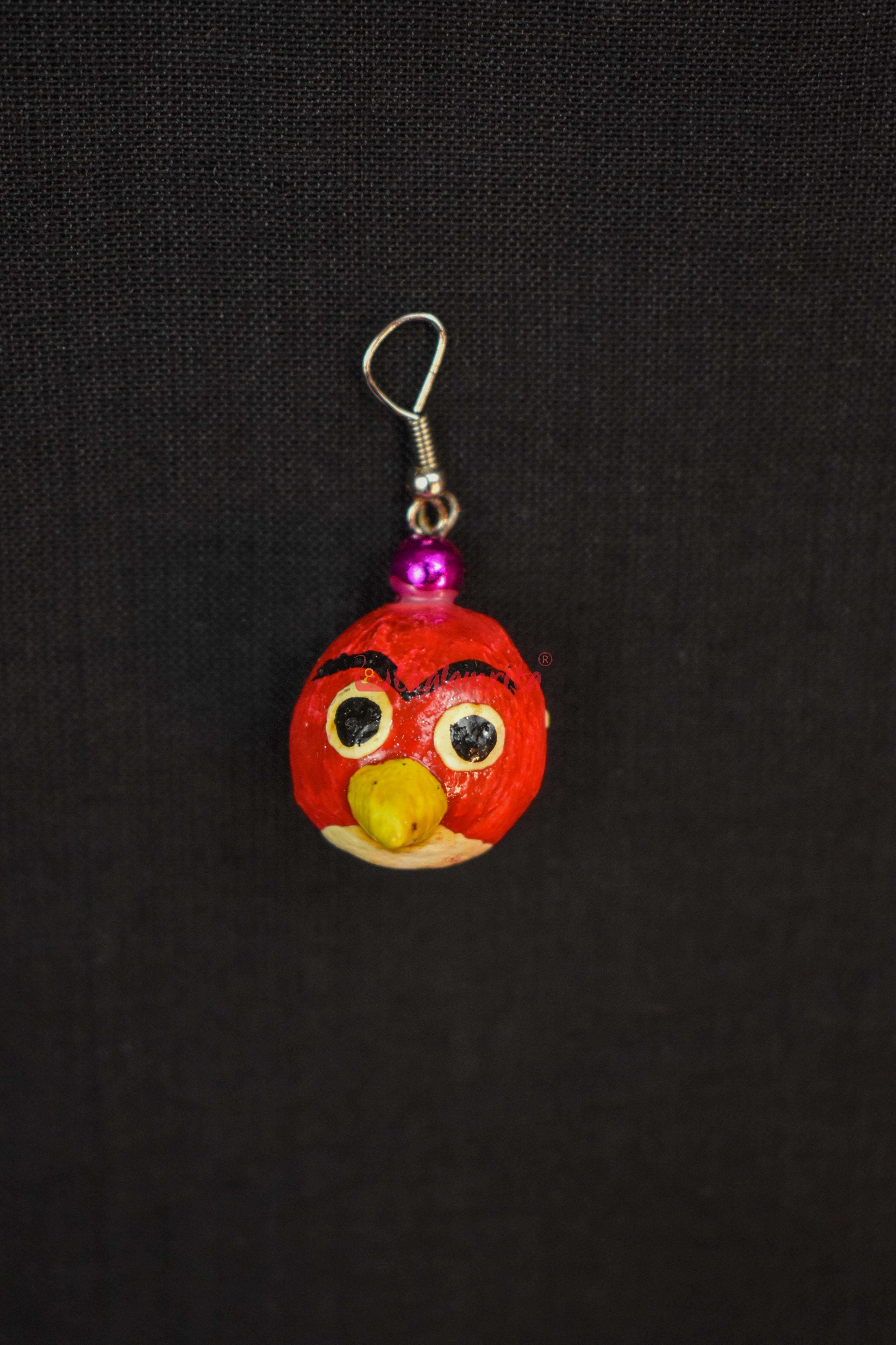 Angry Bird Round Pendant
