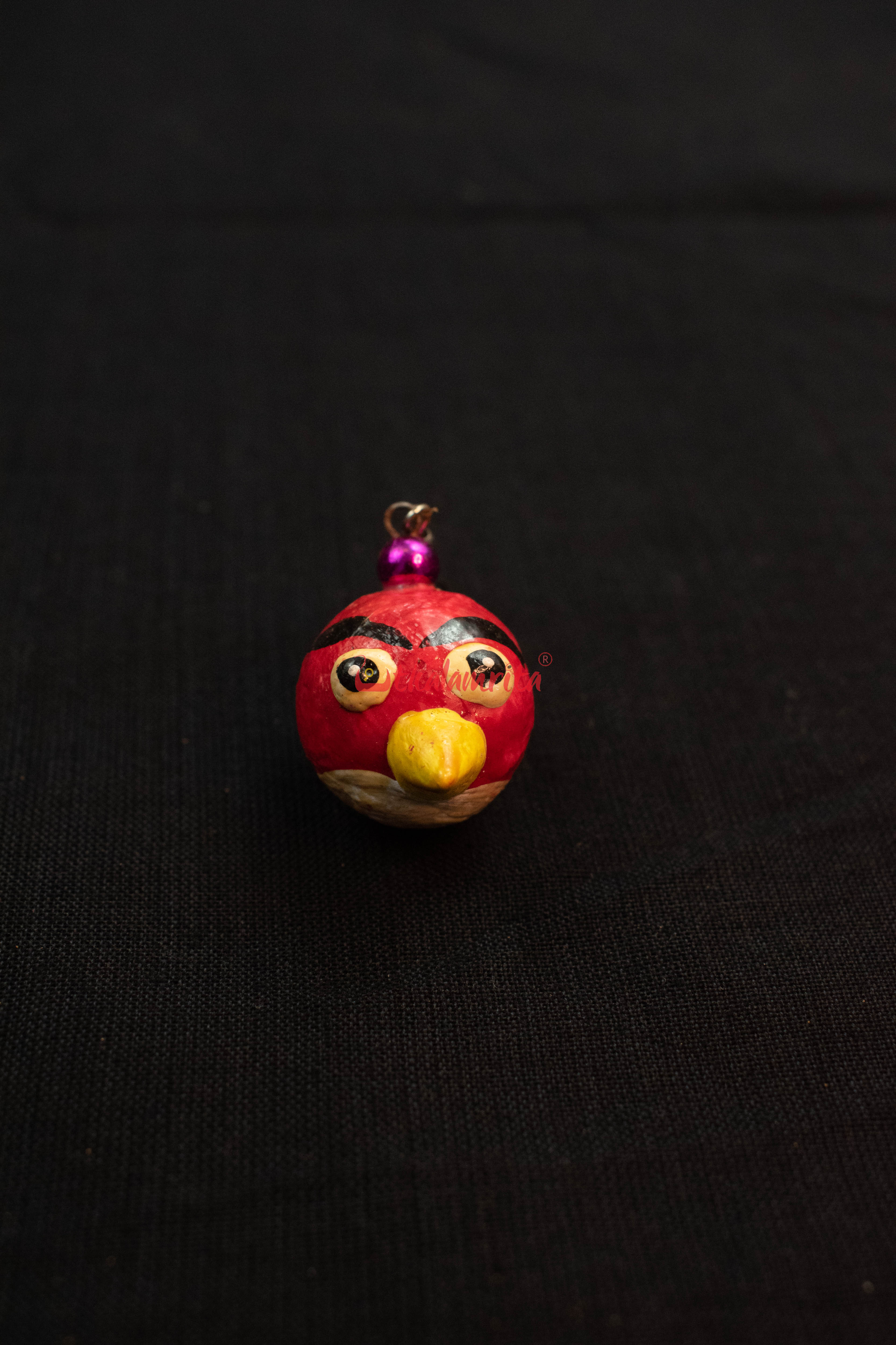 Angry Bird Round Pendant