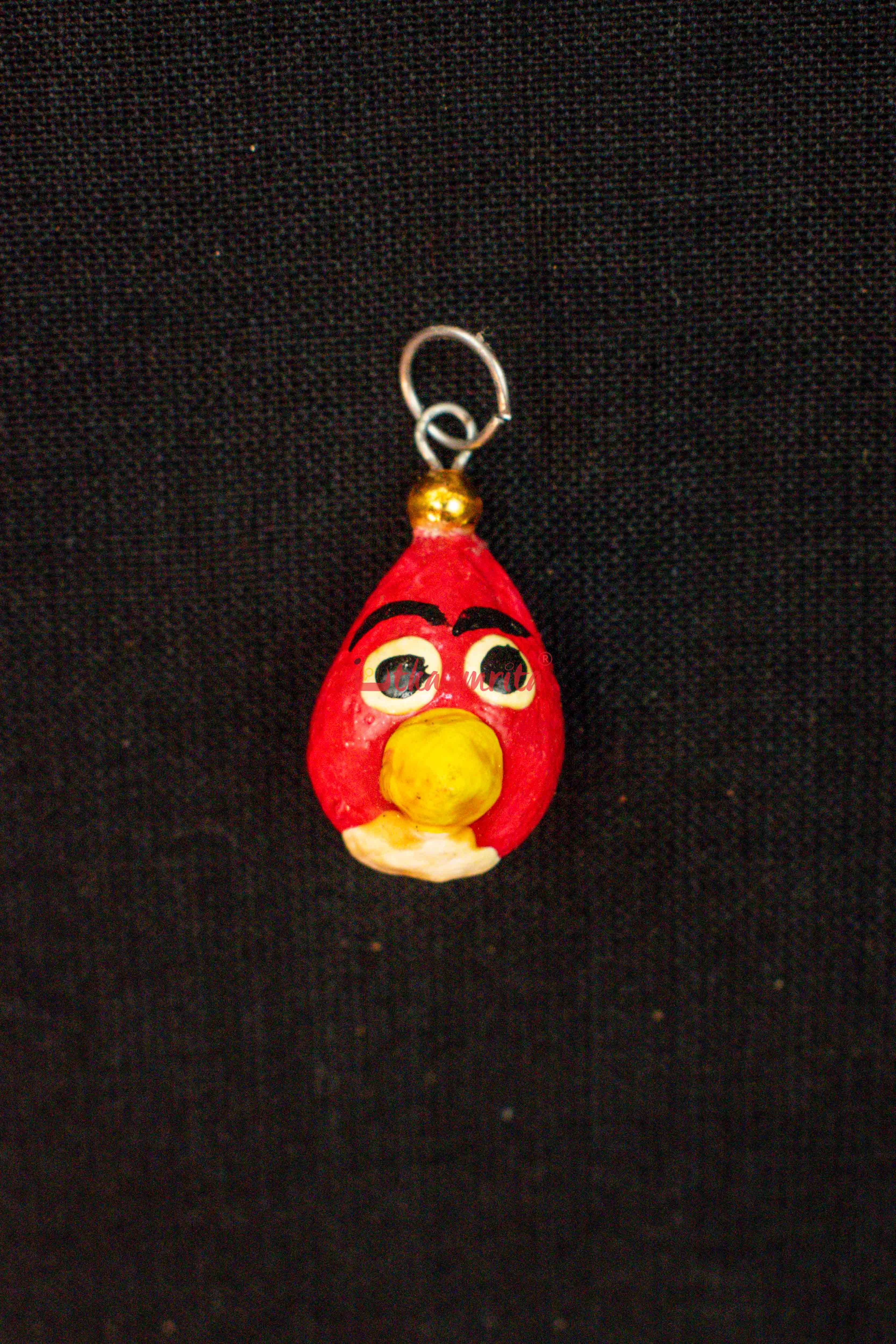 Angry Bird Oval Pendant