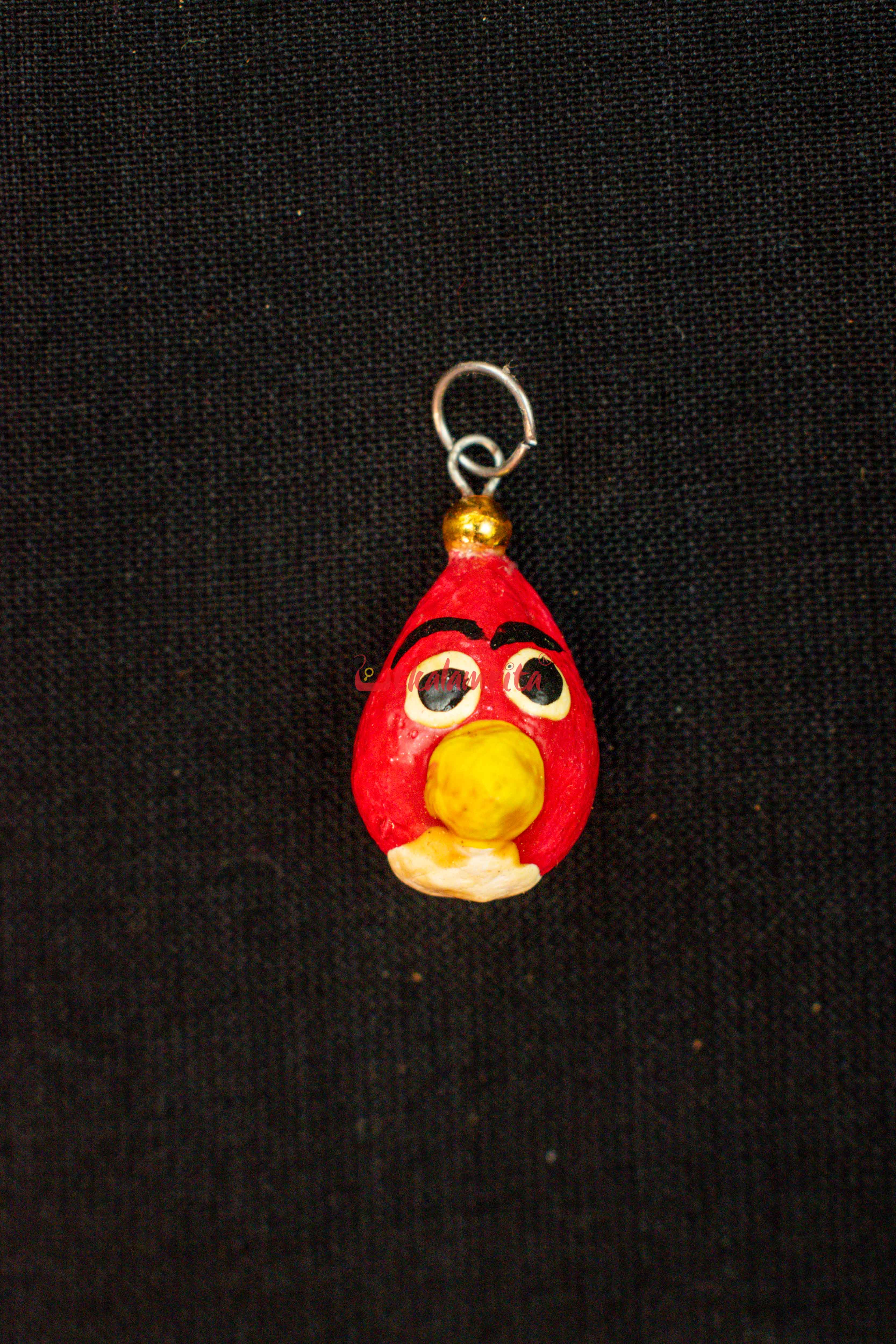 Angry Bird Oval Pendant