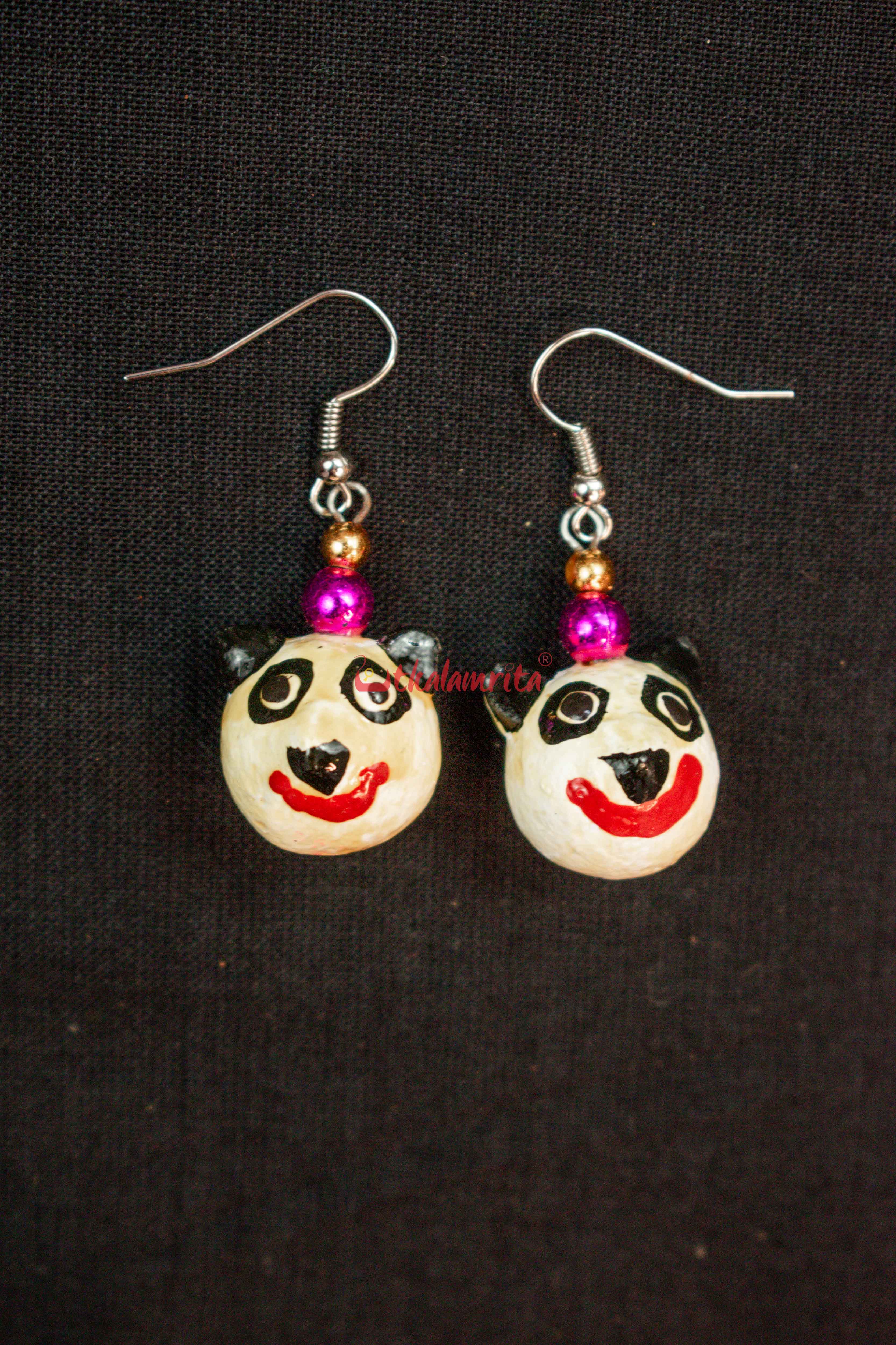 Panda Earrings