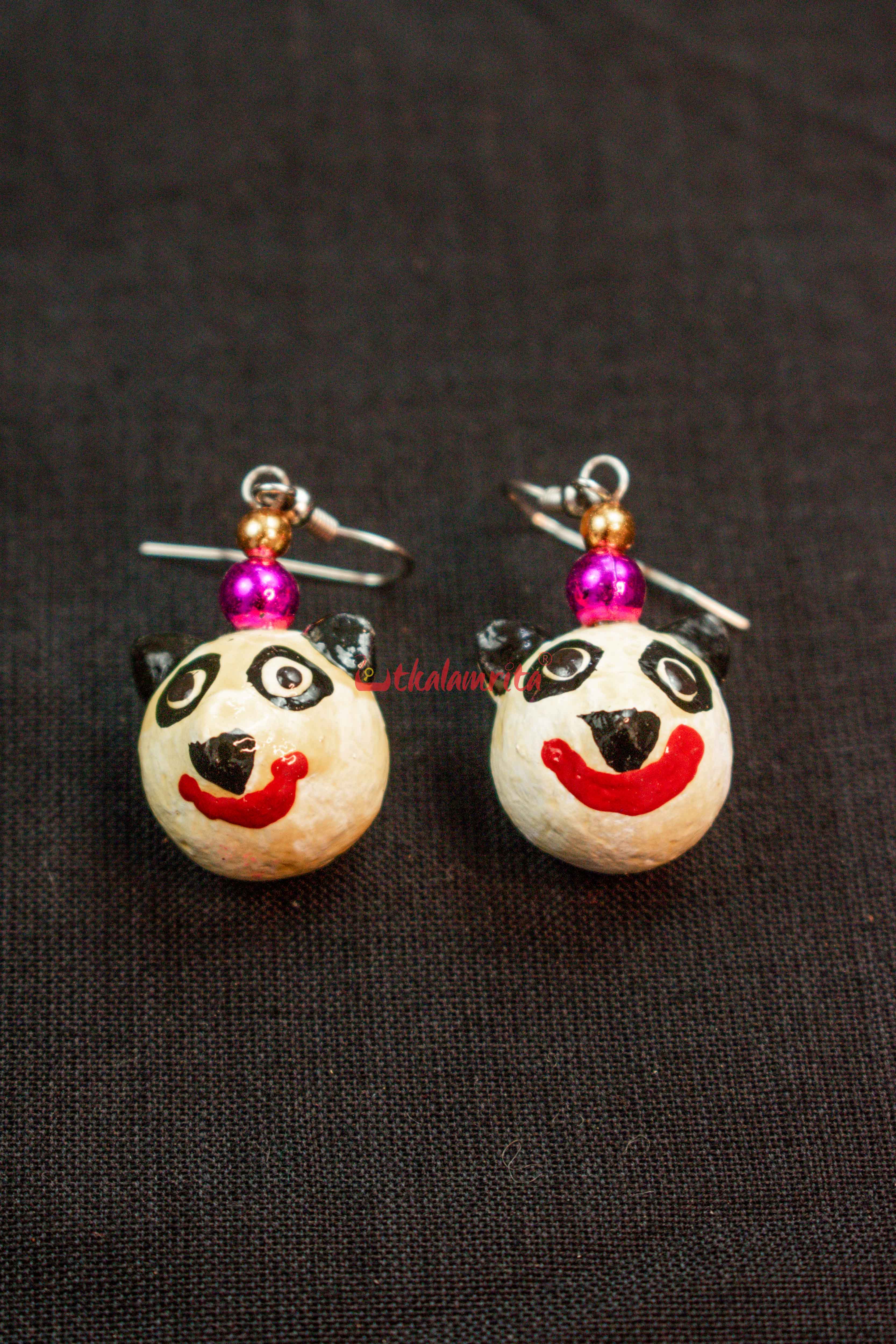 Panda Earrings