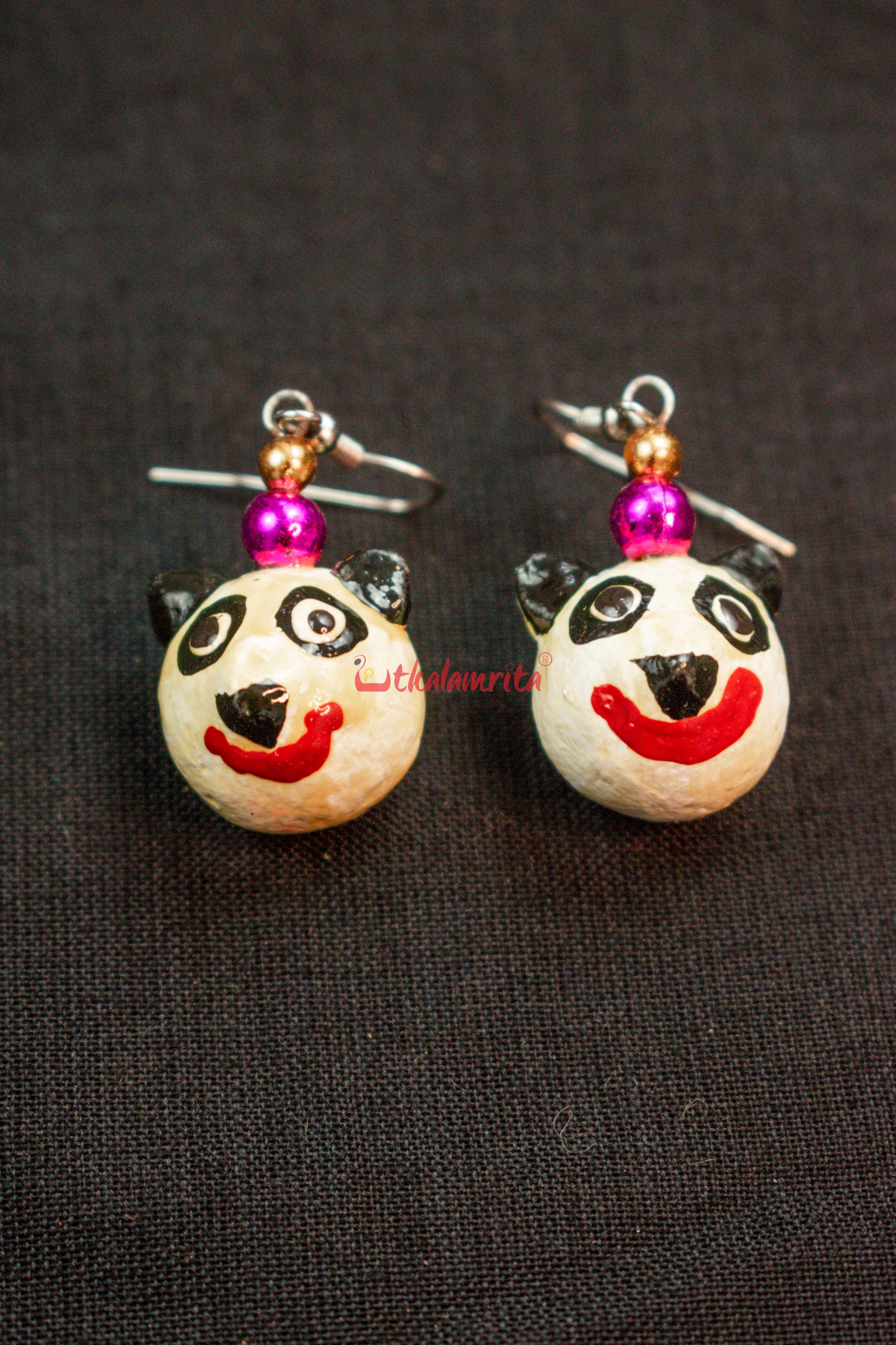 Panda Earrings