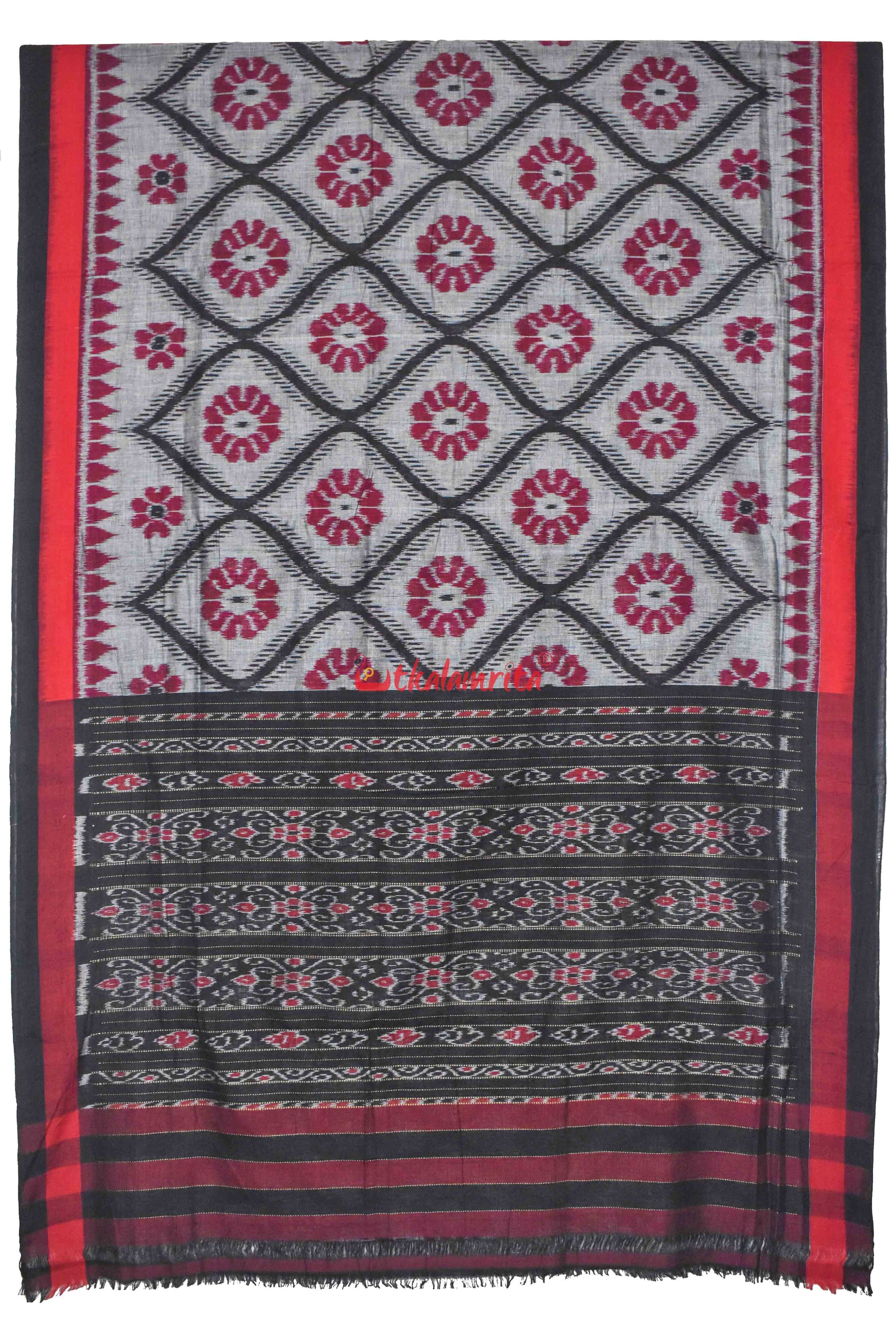 Bada Phula Khandua Cotton Saree