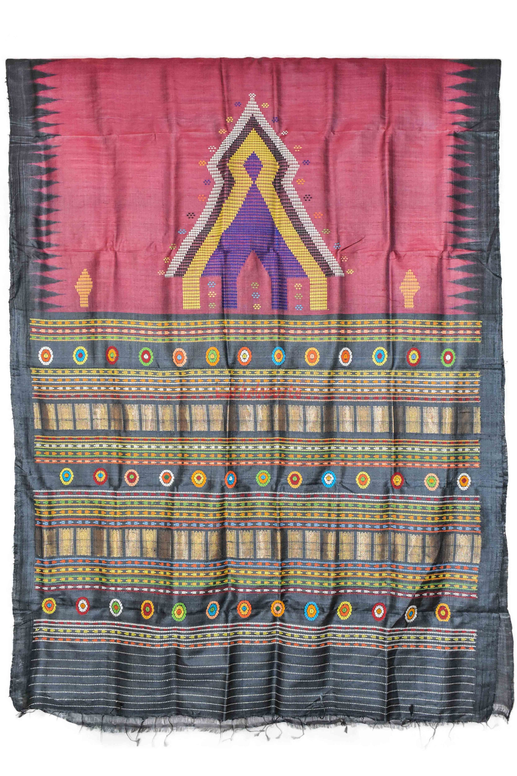 Maroon House Dolabedi Saree