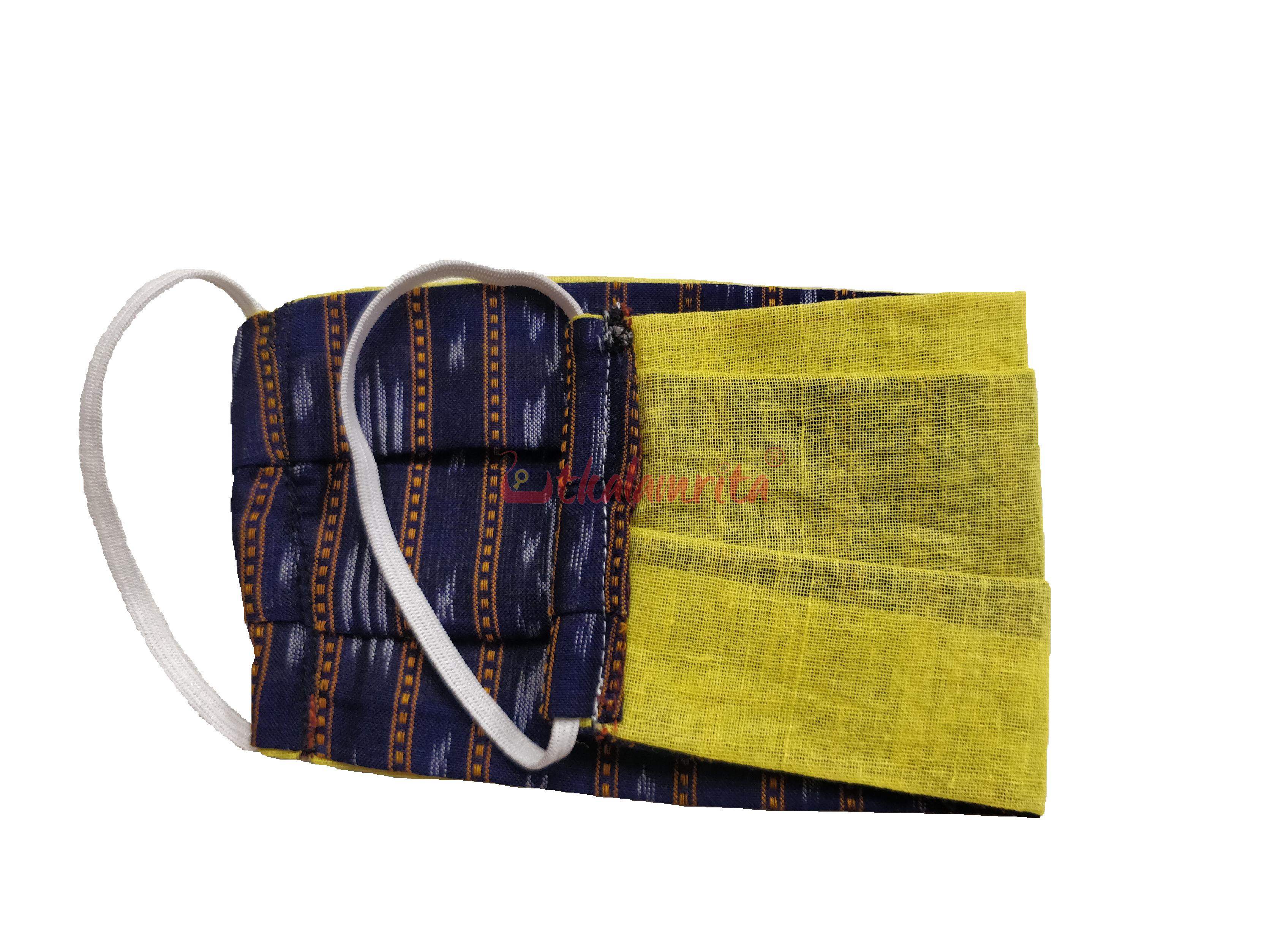 Blue Ikat 2-Layer Mask