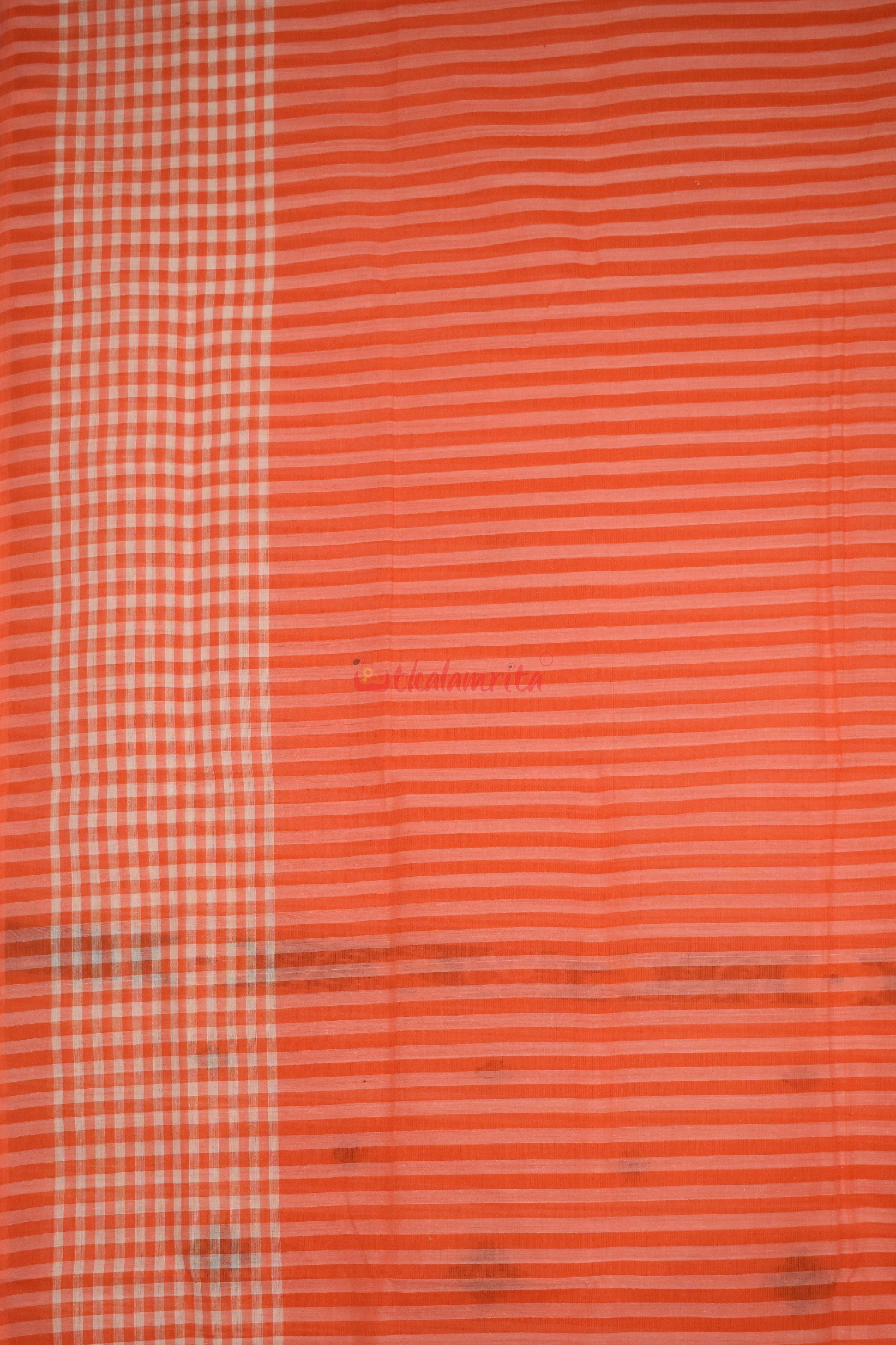Orange Checks and Stripes