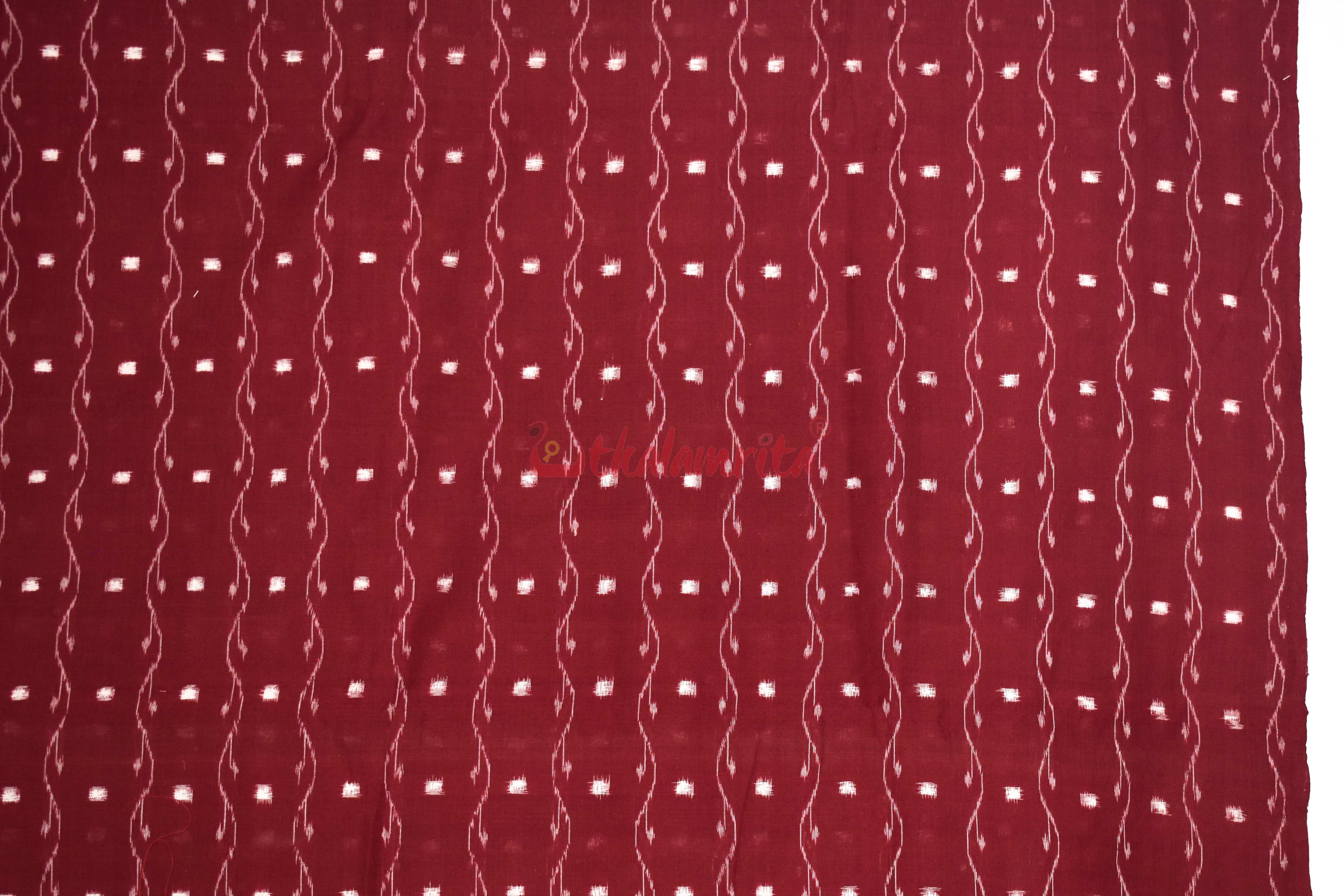 Maroon Tipa Pasapali Lata (Fabric)