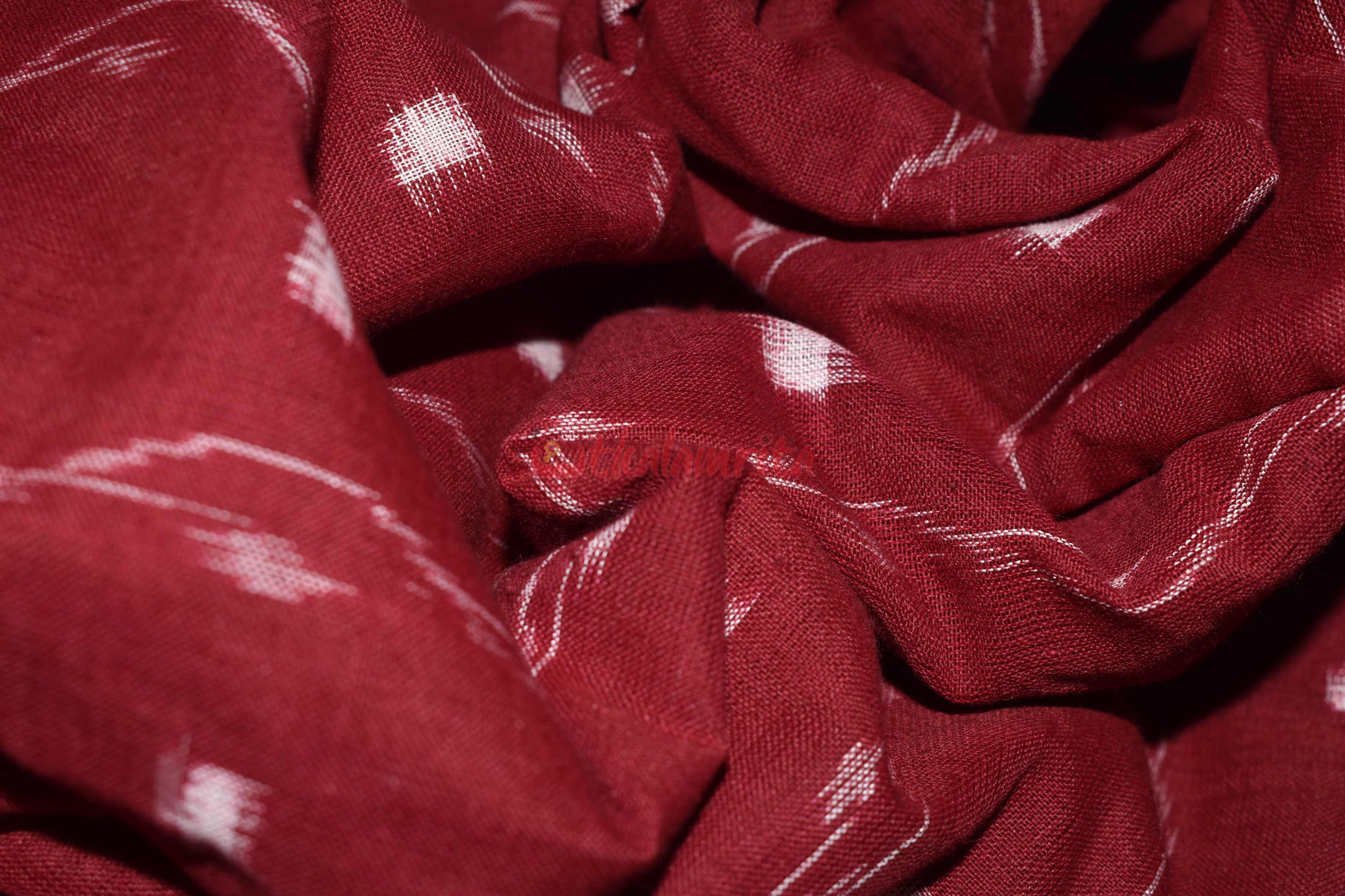Maroon Tipa Pasapali Lata (Fabric)