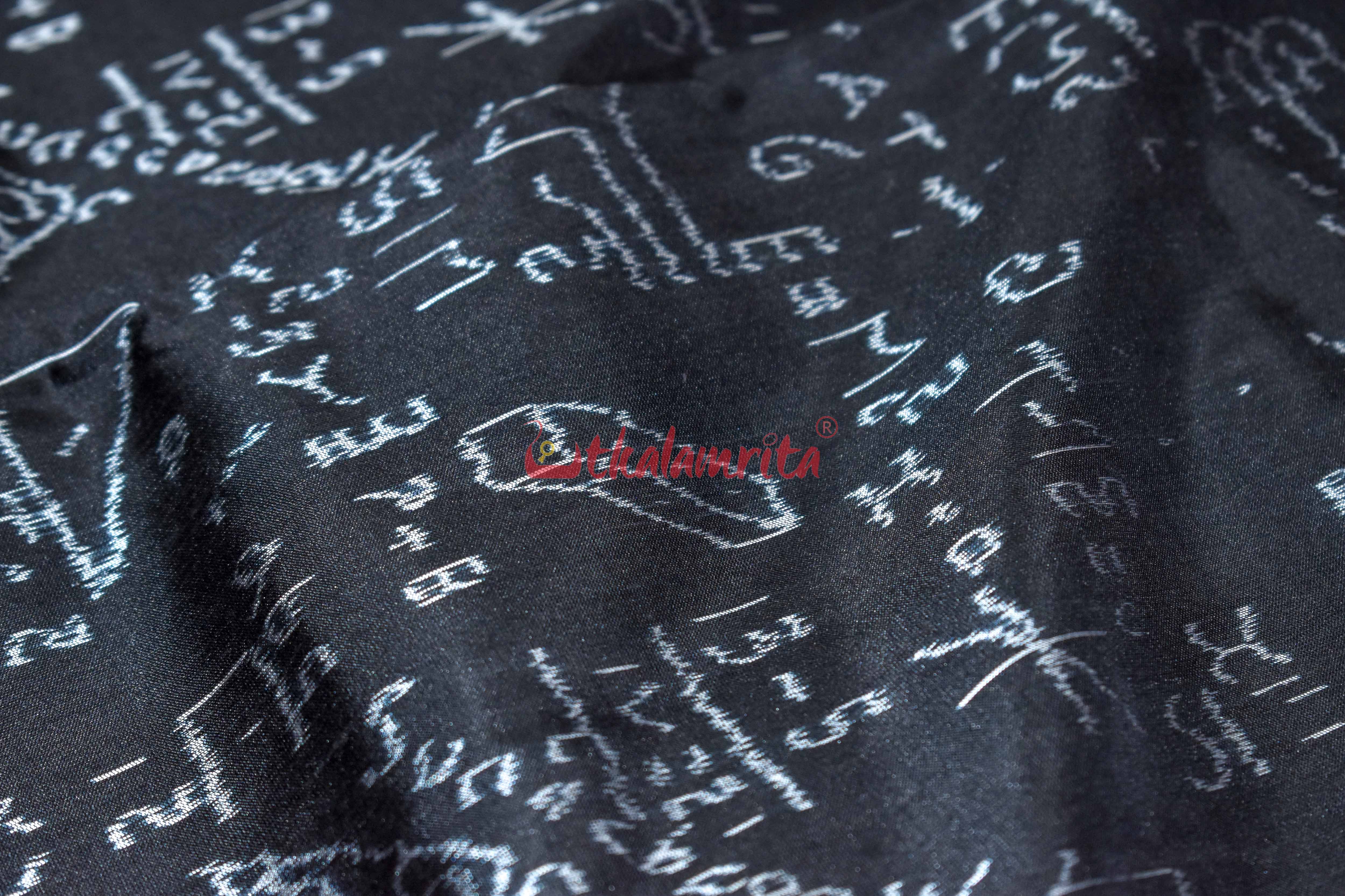 Shri Ganeet Mathematics Silk Saree