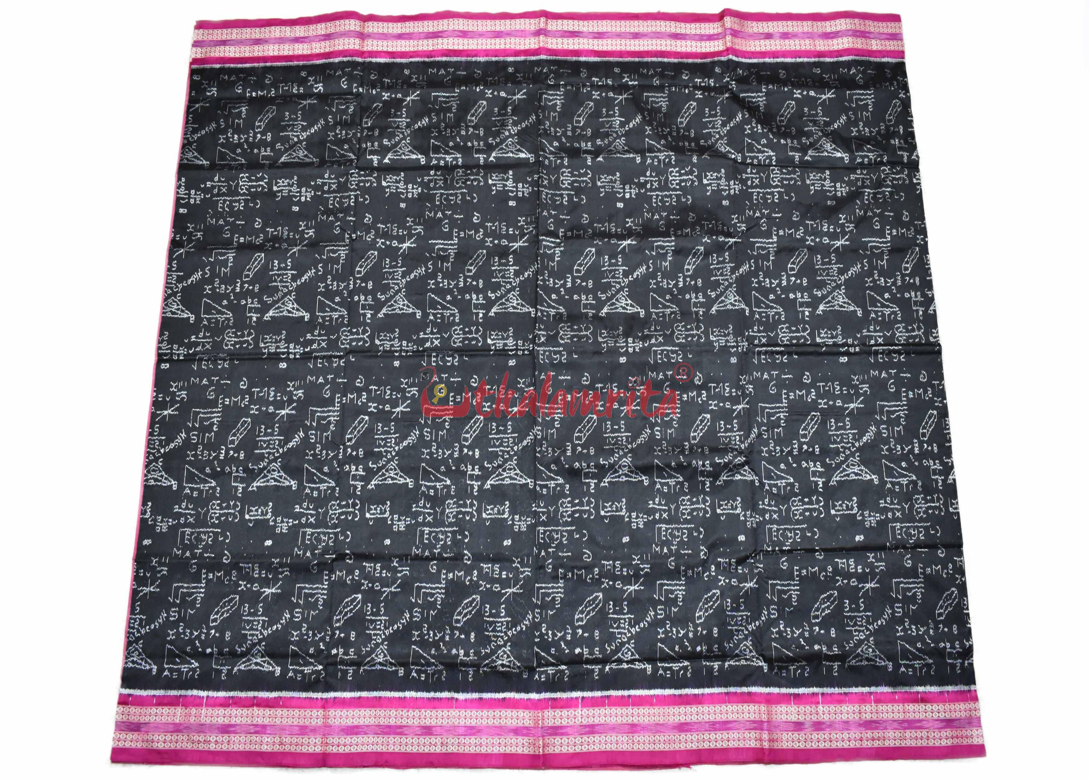 Shri Ganeet Mathematics Silk Saree