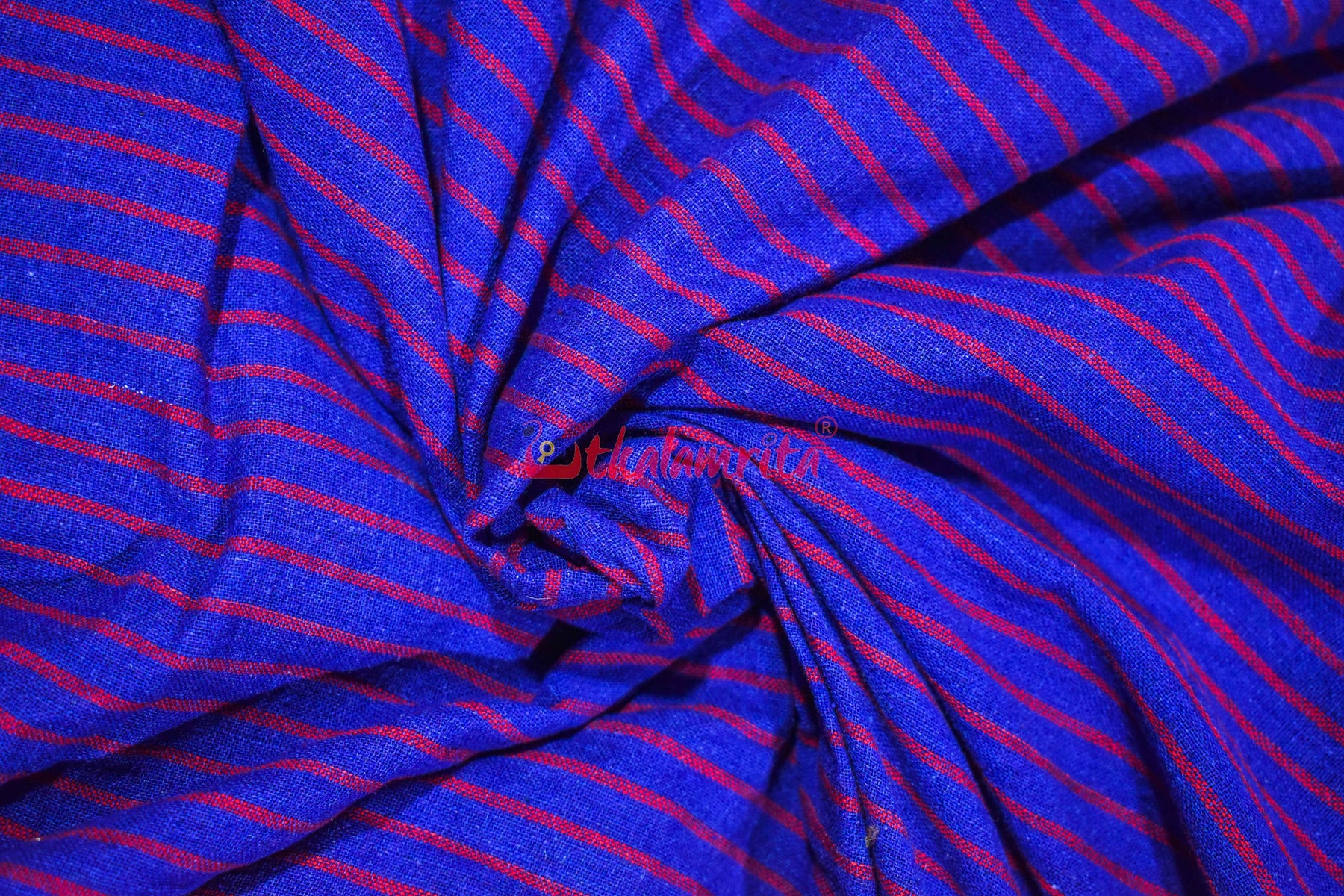 Indigo Striped Kotpad (Fabric)