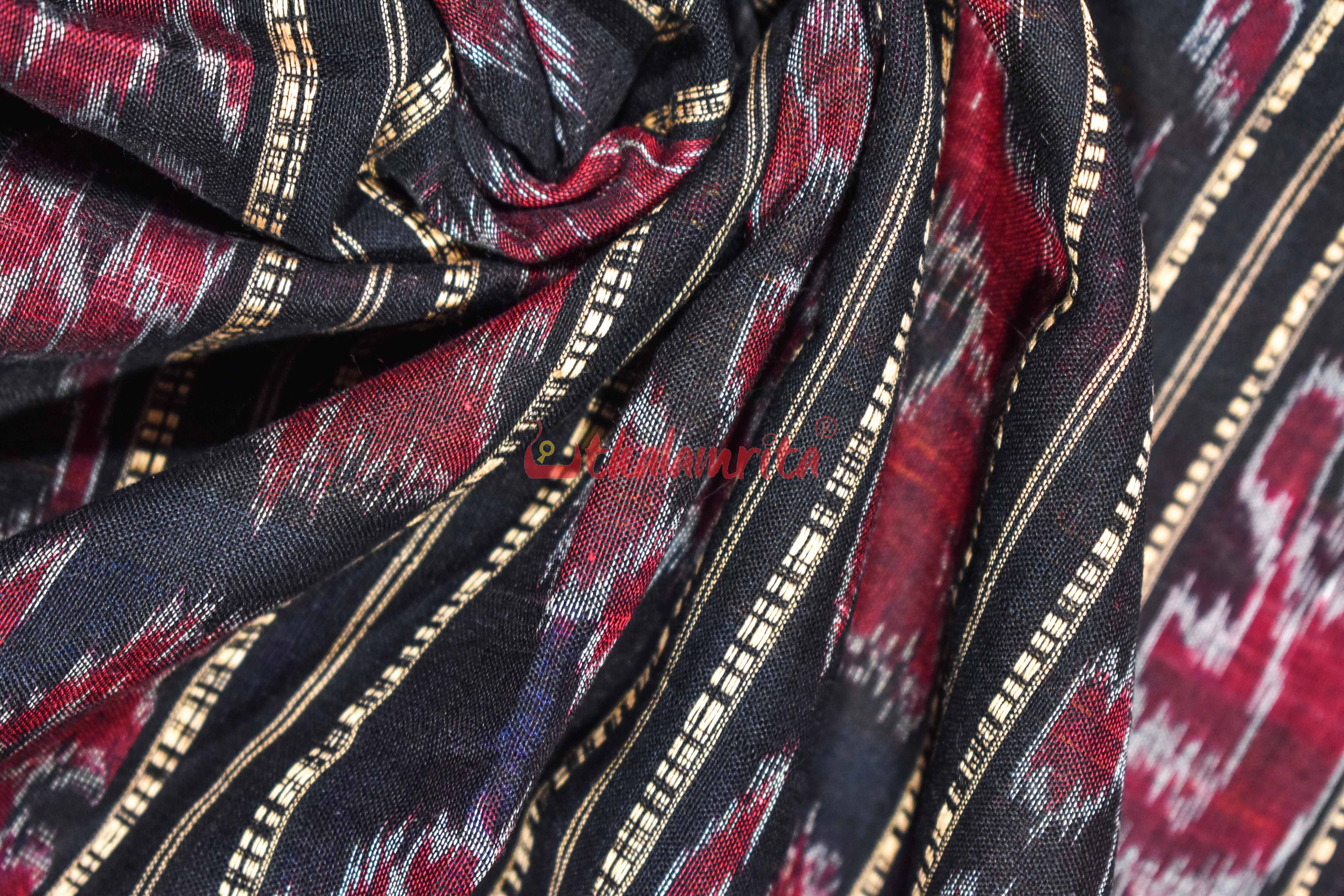 Blue Red Bichitrapuri Saree