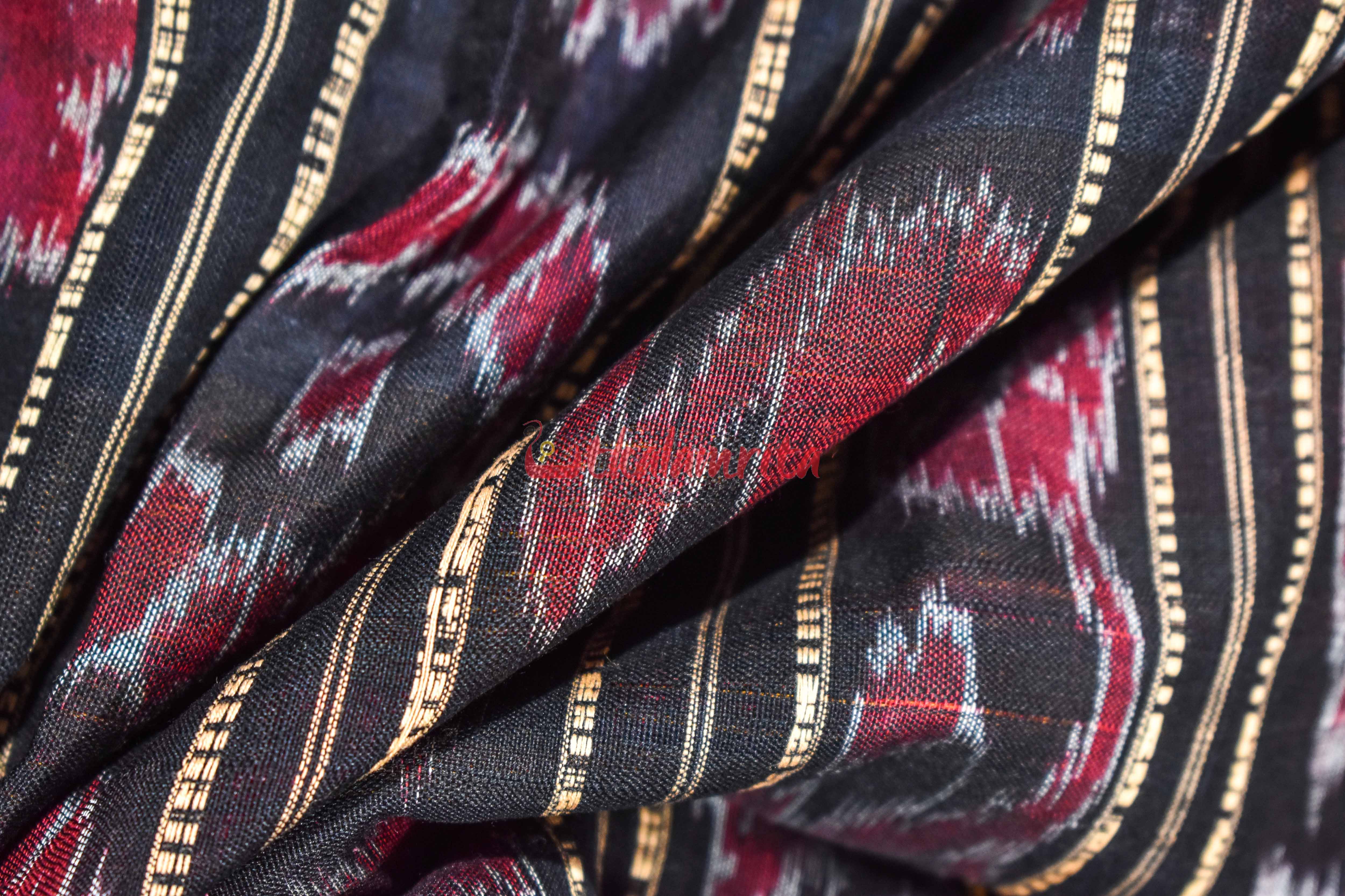 Blue Red Bichitrapuri Saree