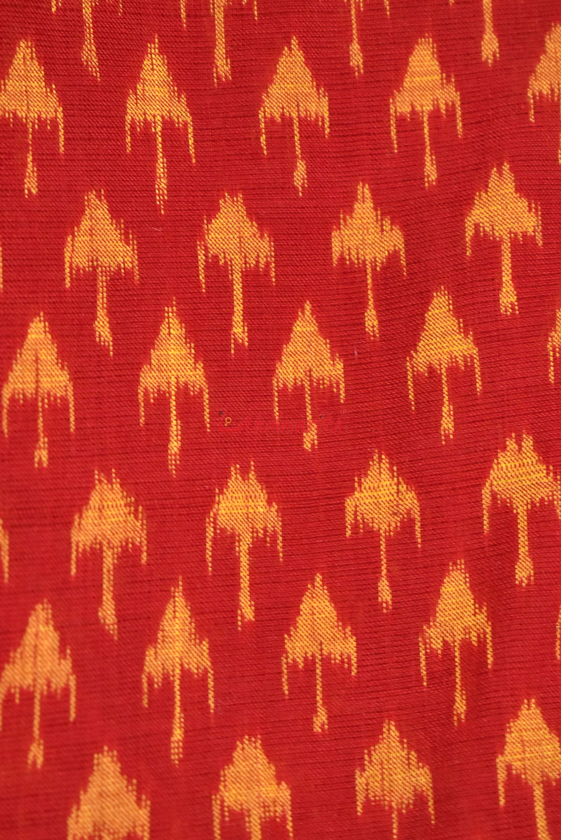 Chhatu Golden Over Red (Fabric)