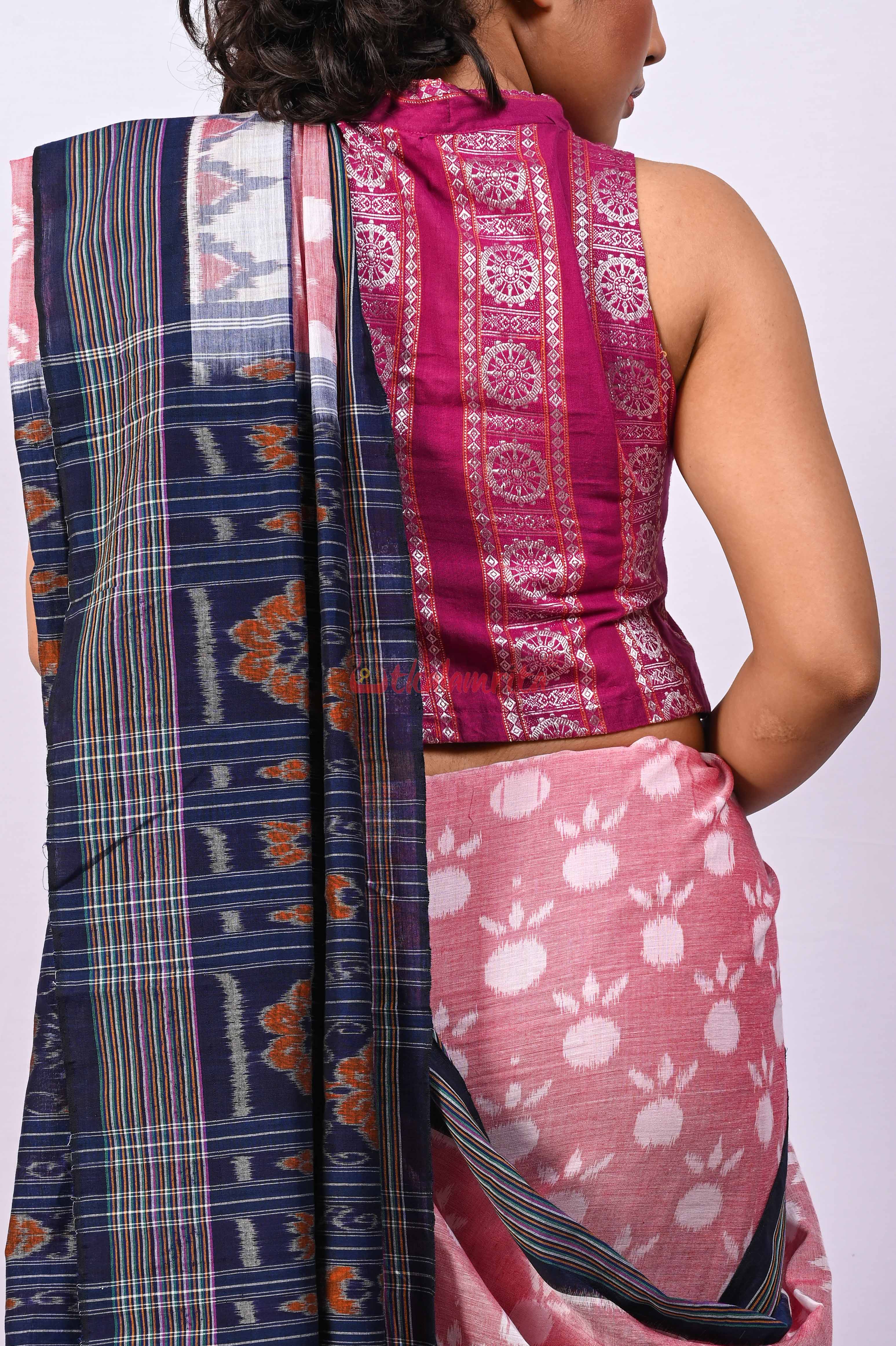 Konark Wheels Magenta (Blouse)