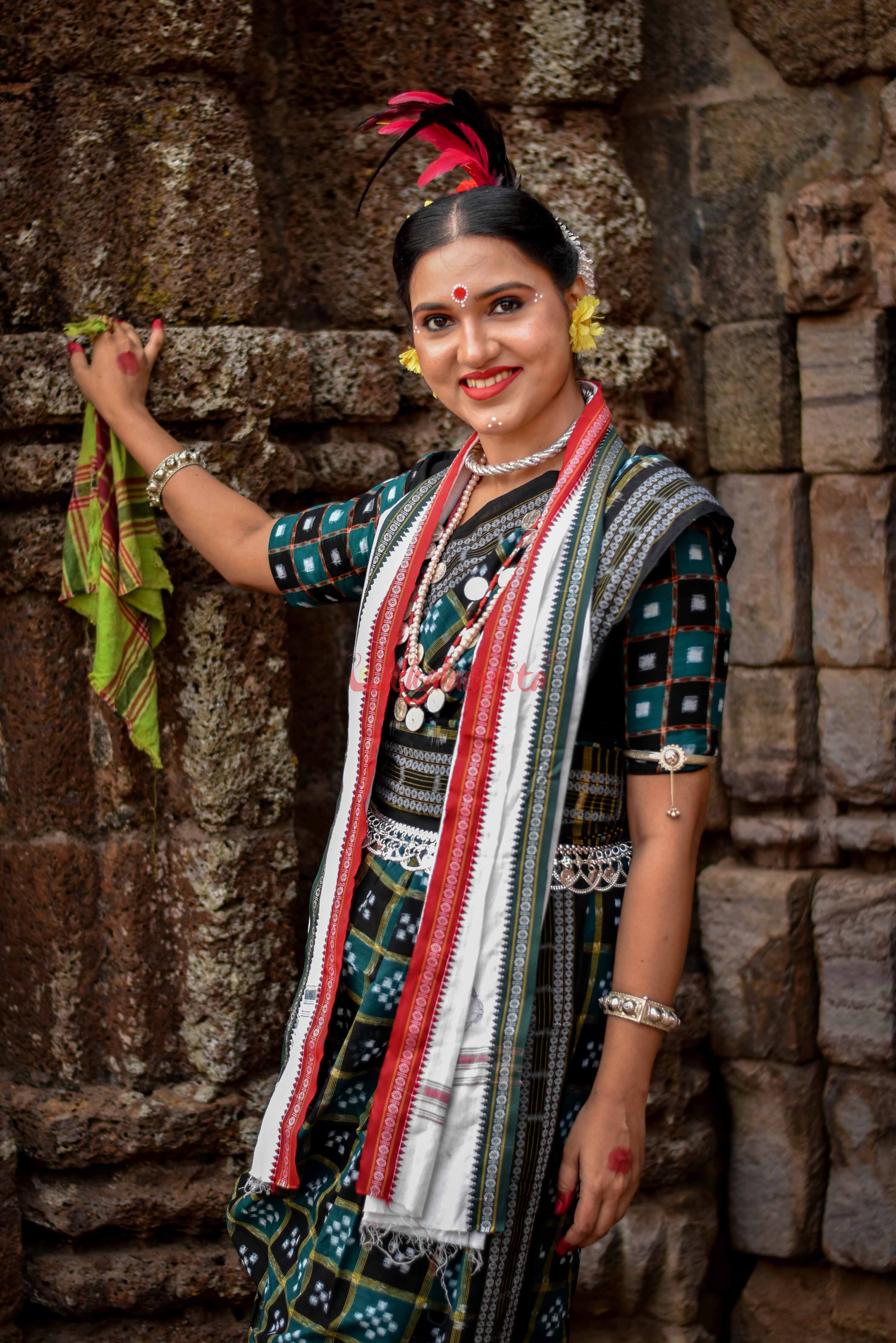 Mini Pasapali Wonder Green Saree