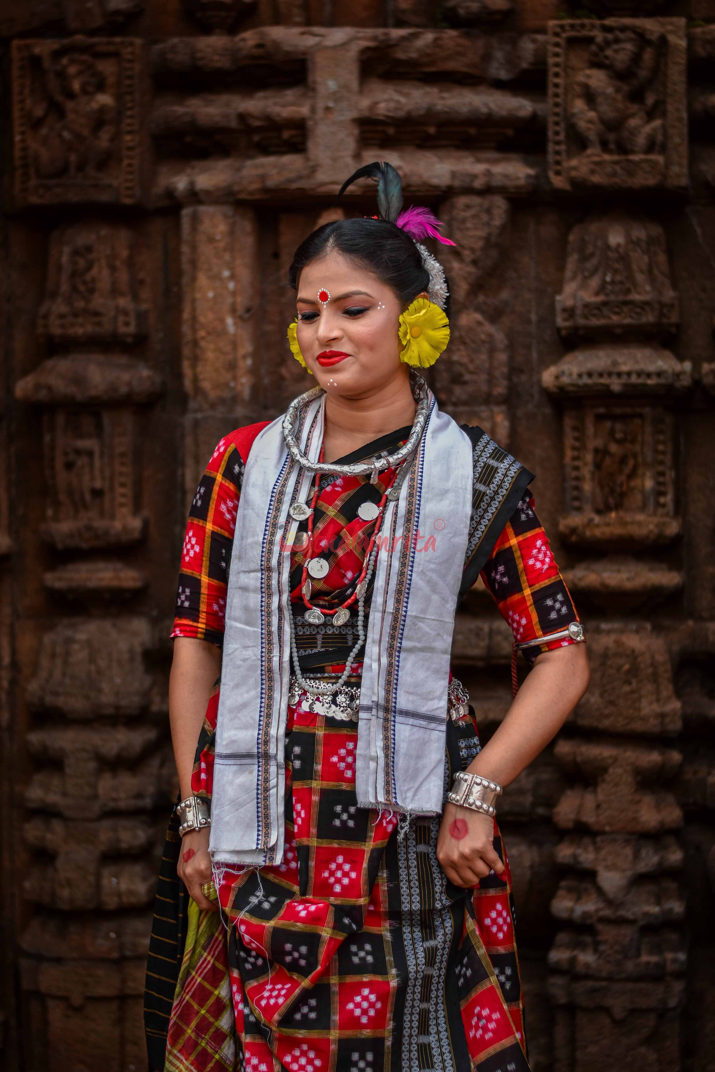 Mini Pasapali Wonder Red Saree