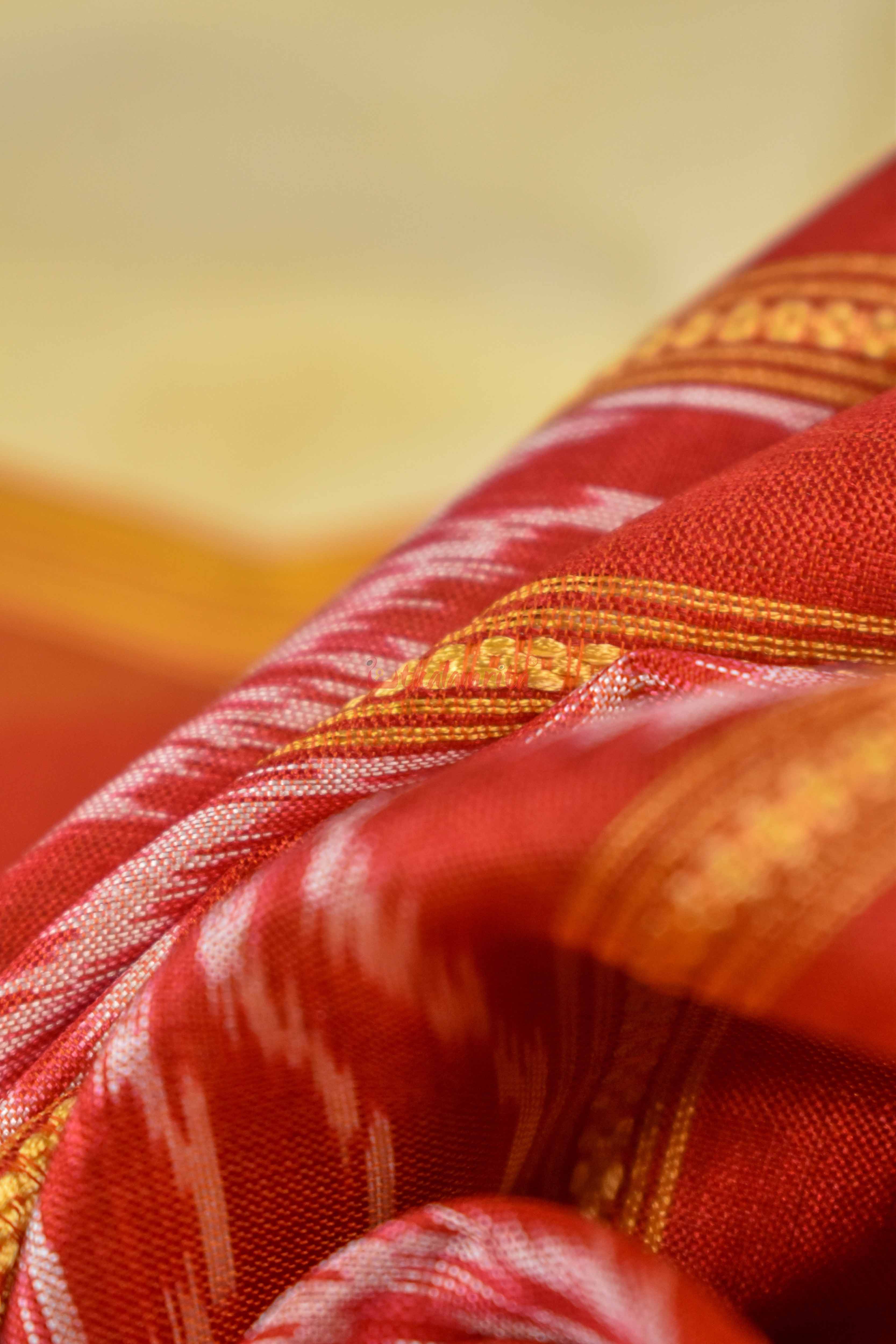 Ghee Kathifera Triple Border Khandua Silk