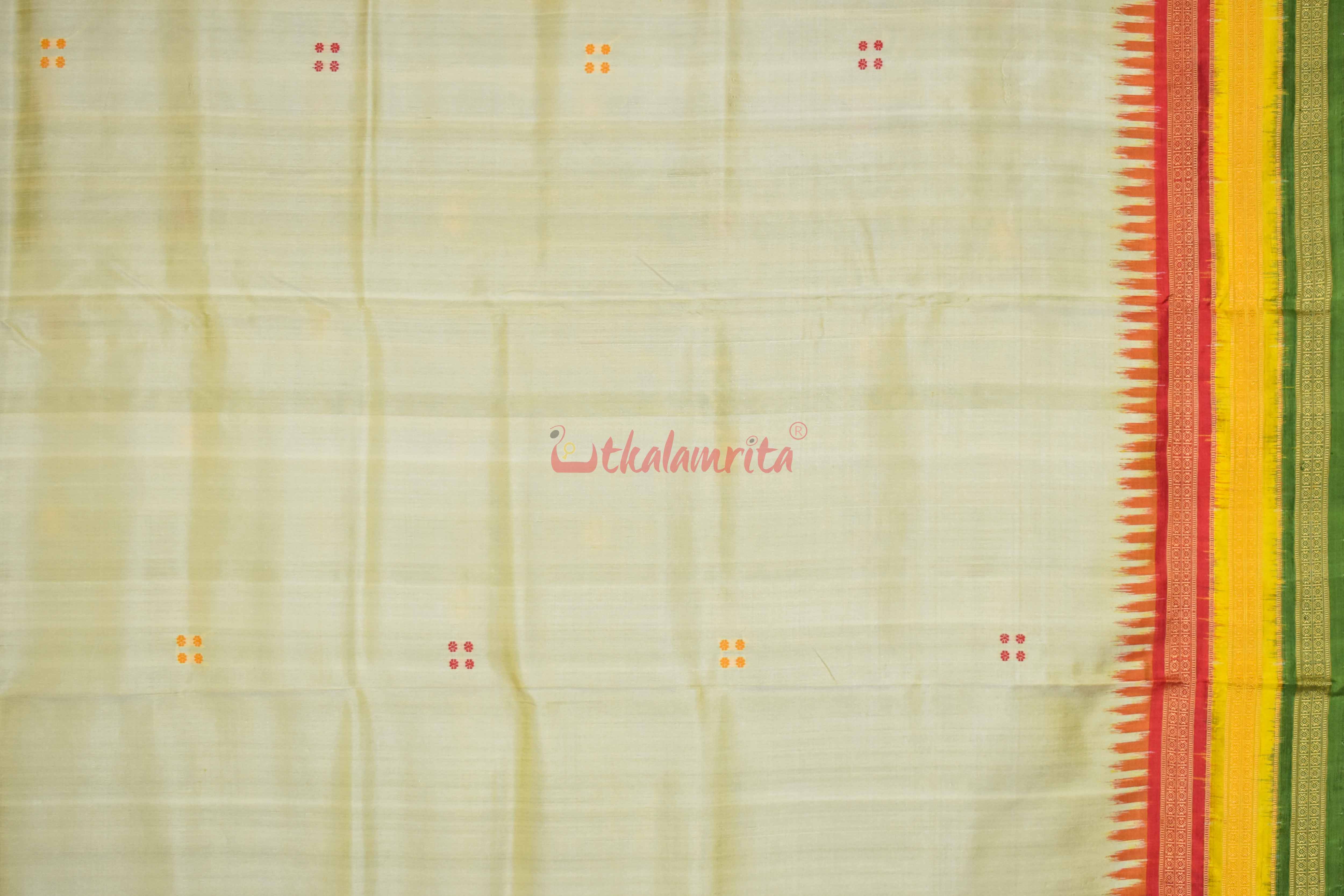 Ghee Kathifera Triple Border Khandua Silk