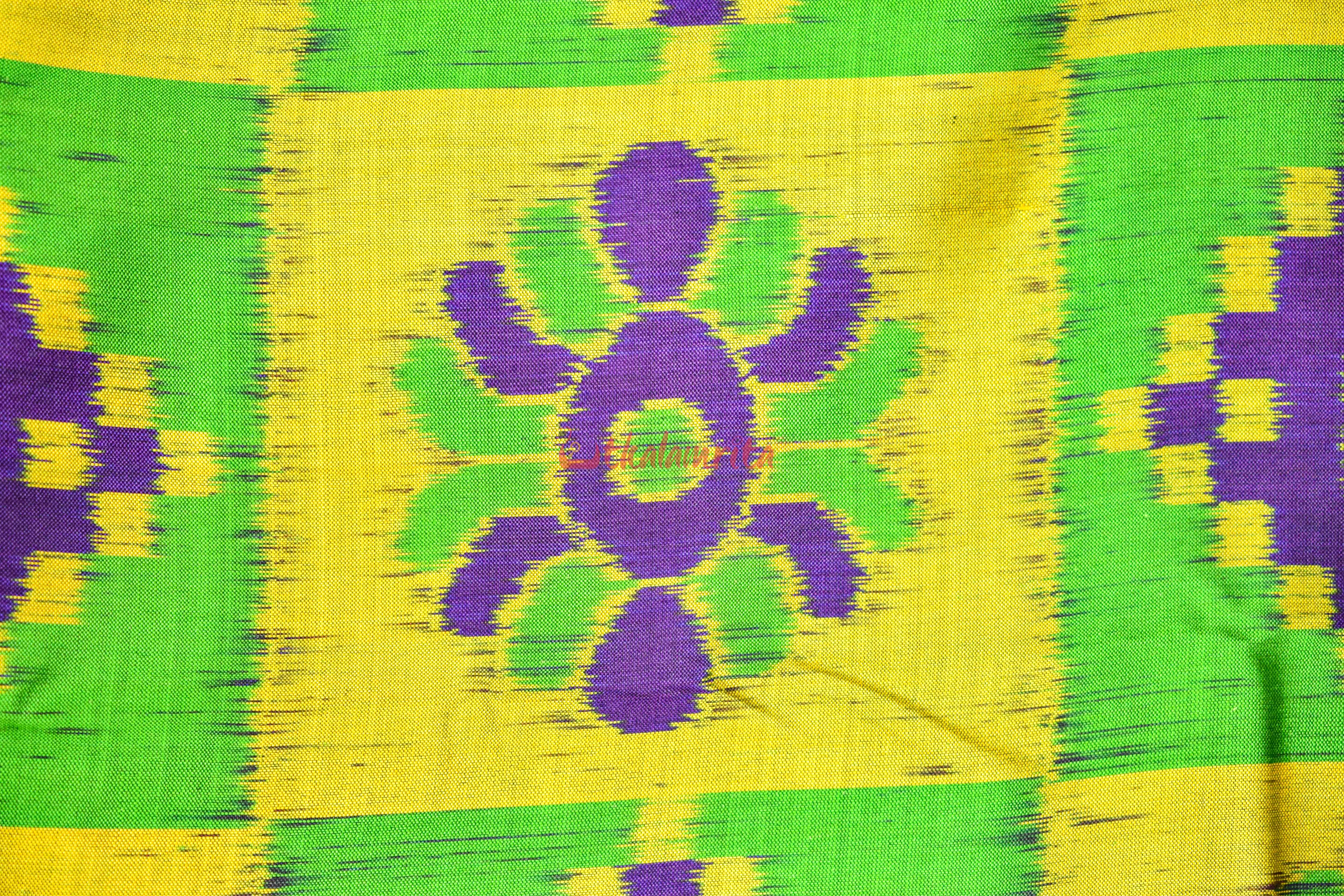 Purple Lemon Pasapali Khandua Silk
