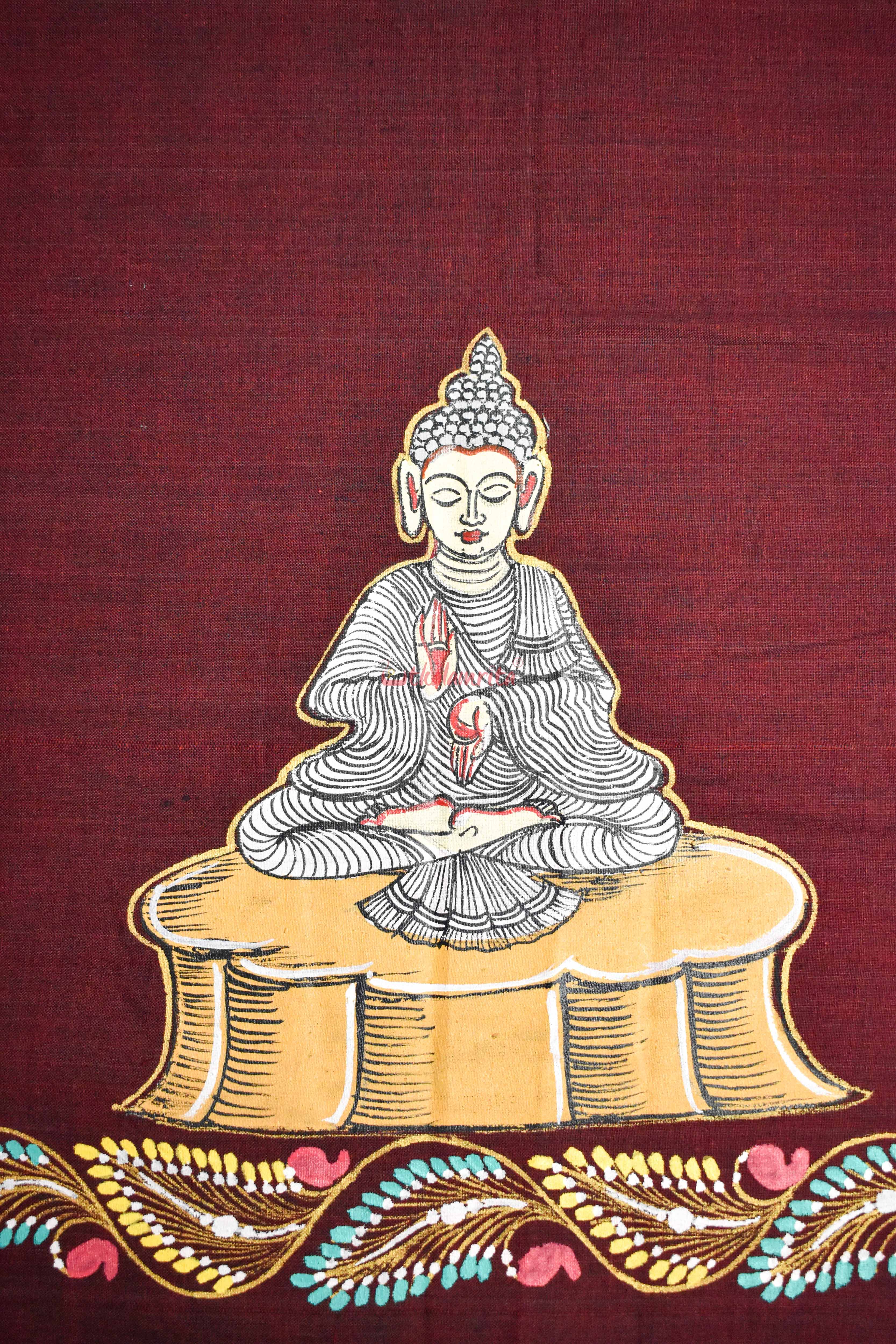 Buddha Pattachitra (Blouse Piece)