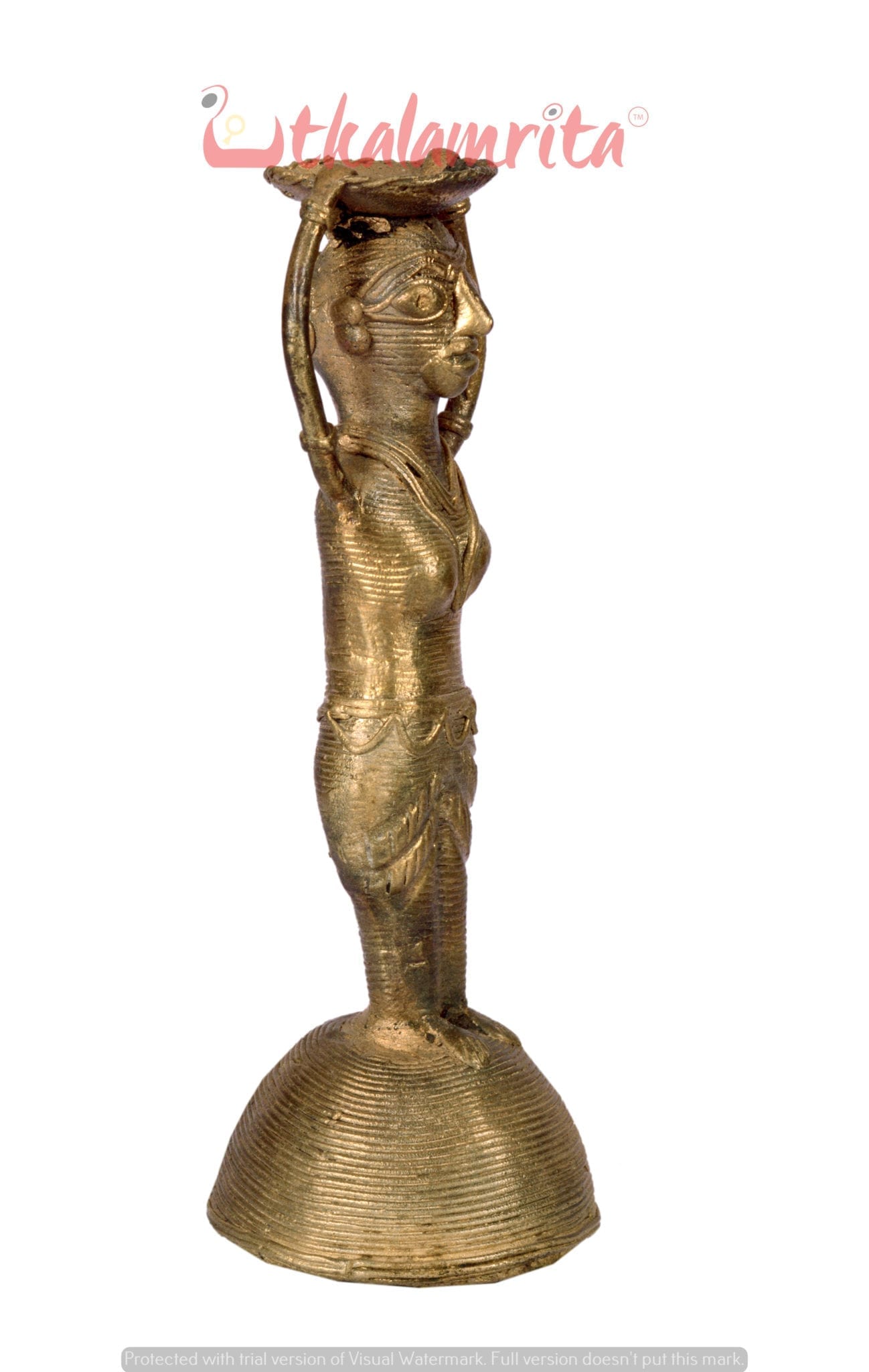 Utkalamrita Holding Vessel On Head Showpiece