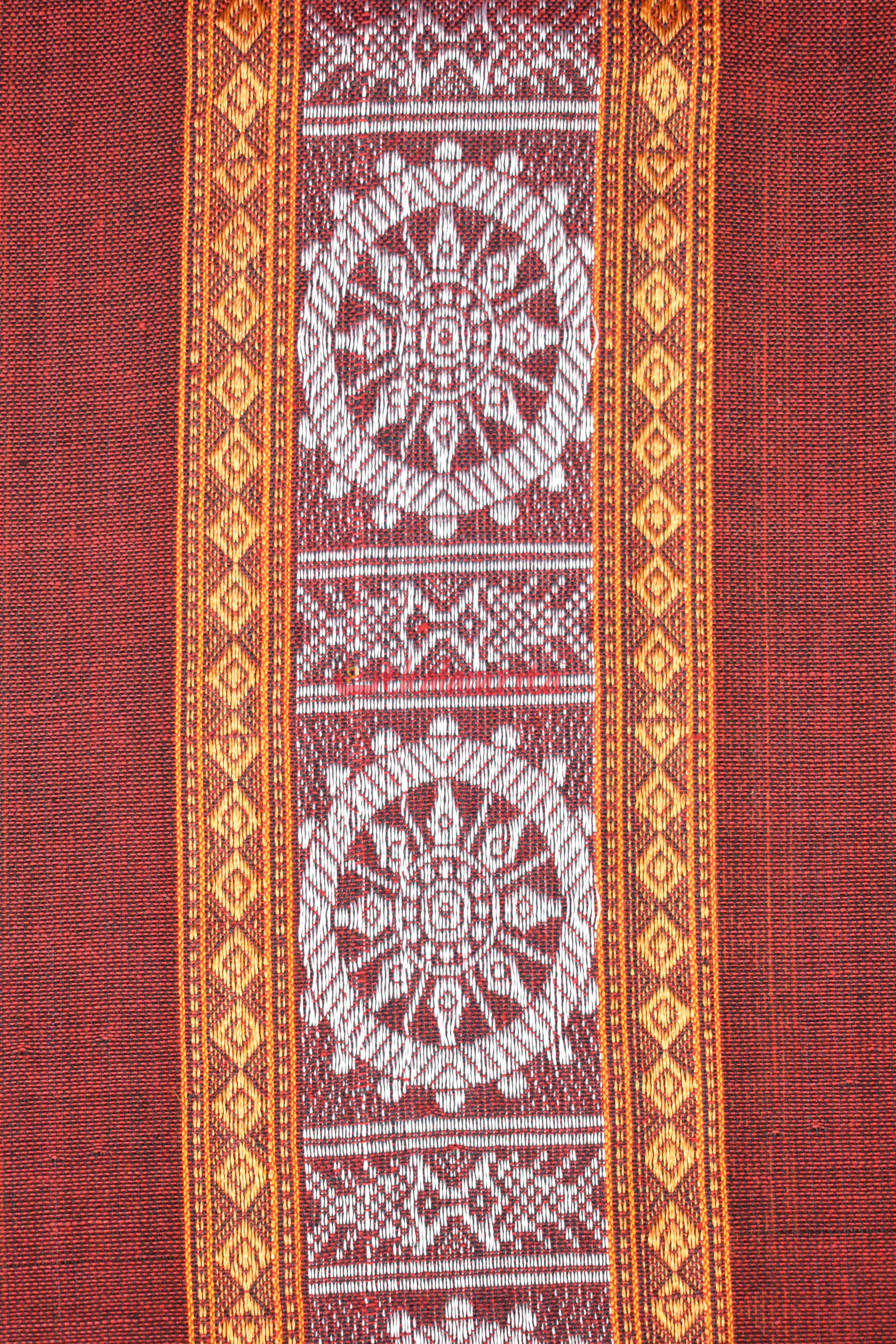 Maroon Konark Chakra (Fabric)