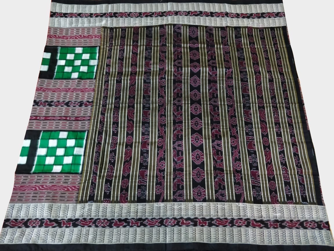 Bichitrapuri Green Silk Saree