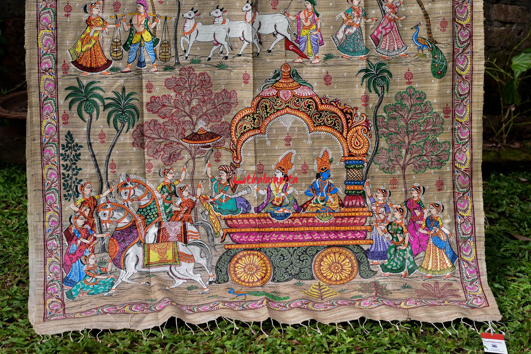 Pattachitra Handpainted Silk